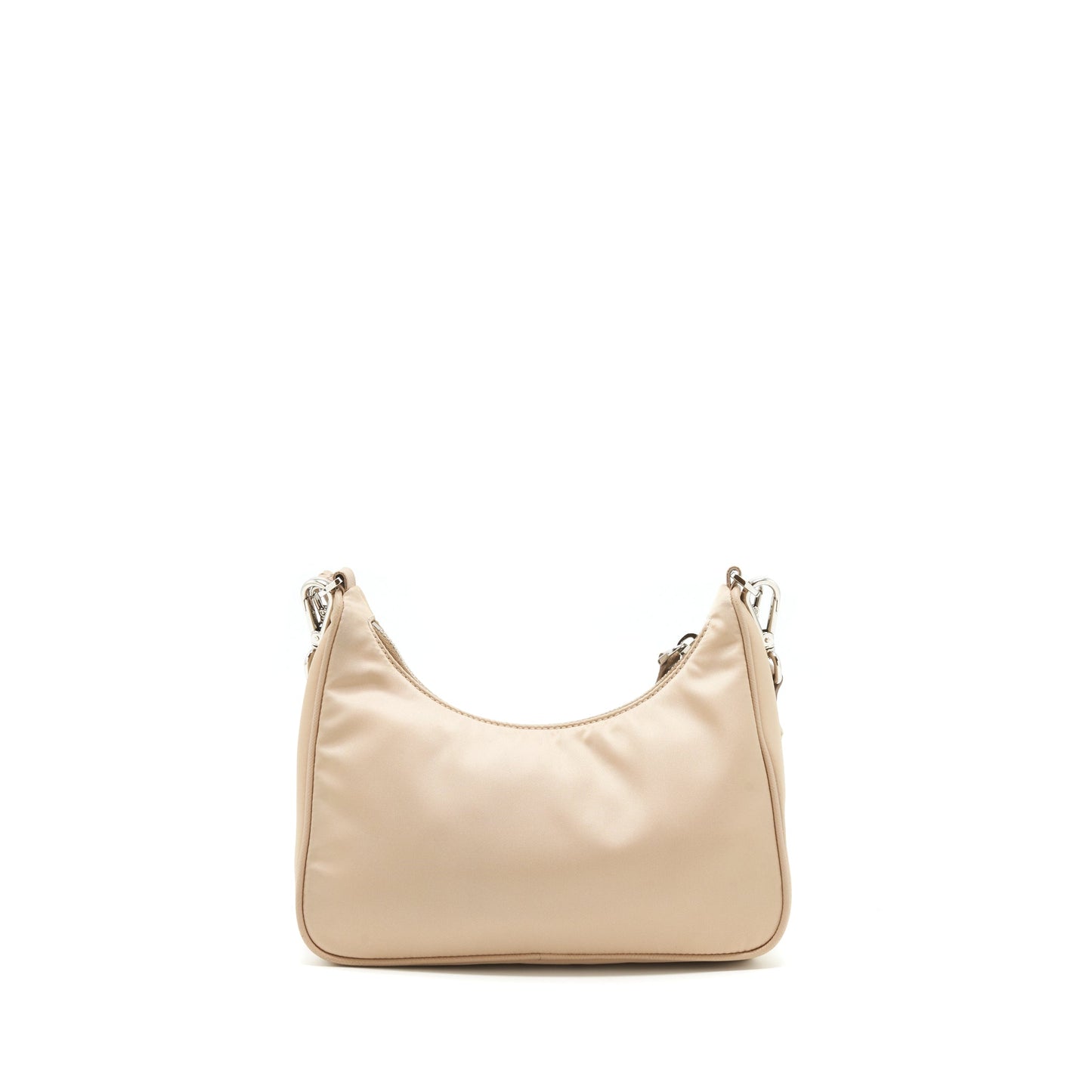 Prada 2005 Re-edition Nylon Purse Light Beige
