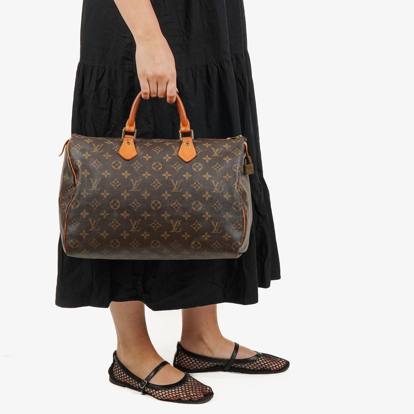 Louis Vuitton  35 Monogram Canvas Handbag