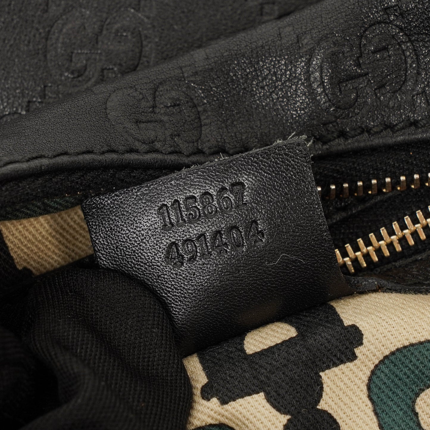 Gucci Black Horsebit Medium Leather Hobo Bag