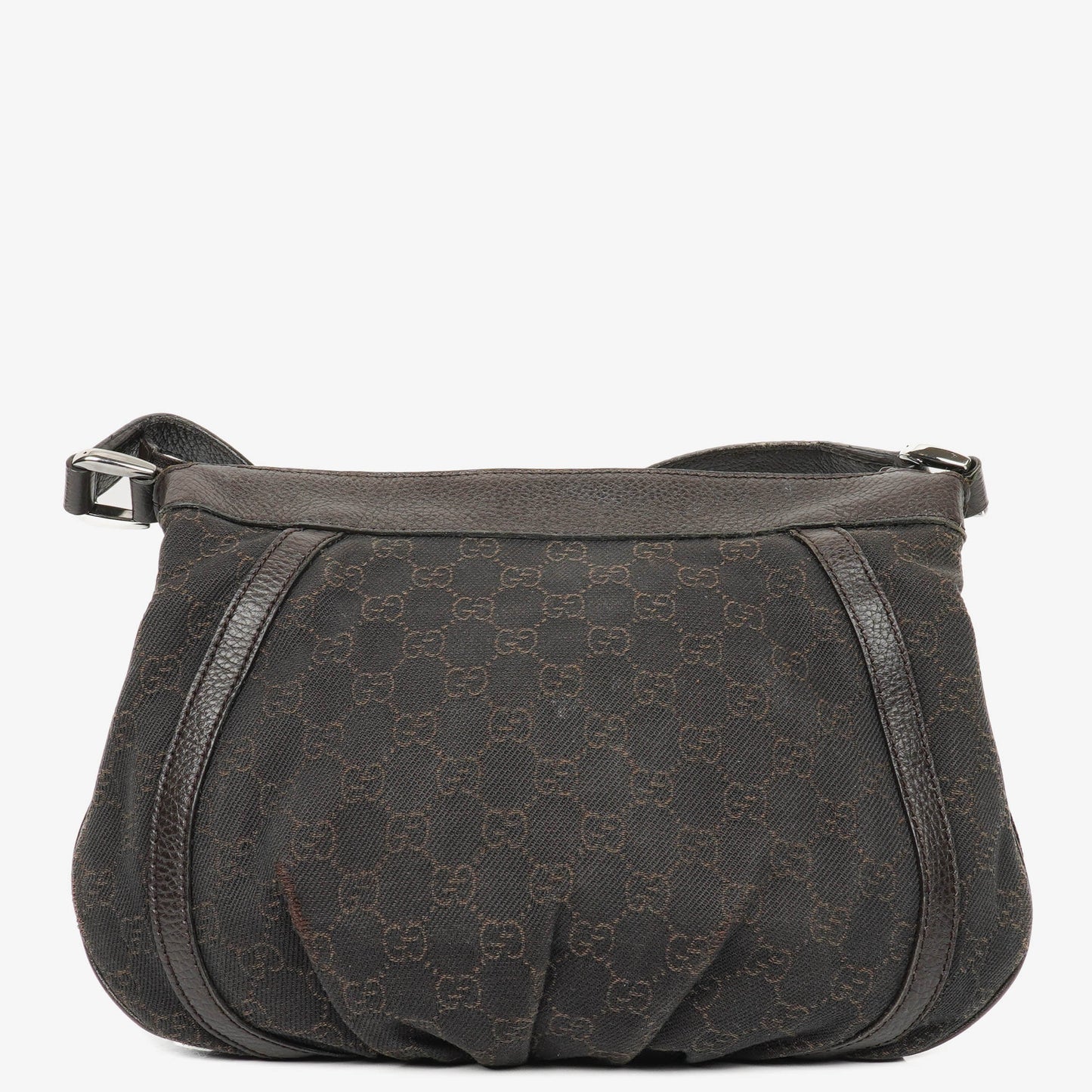 Gucci Brown Monogram Canvas Abbey D-Ring Crossbody Bag