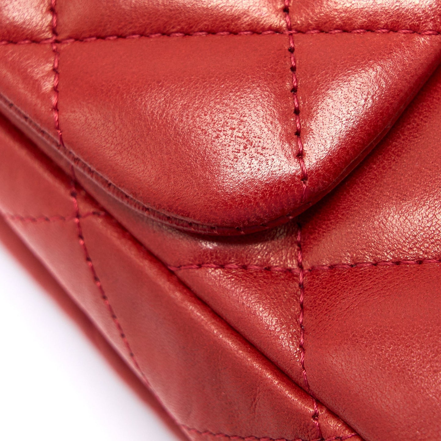 Chanel Classic Jumbo Single Flap Bag Lambskin Red
