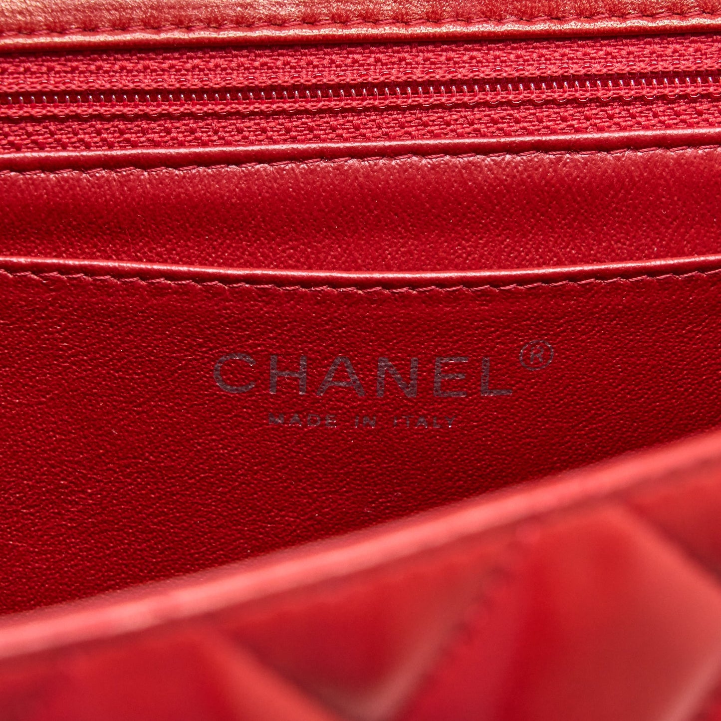 Chanel Classic Jumbo Single Flap Bag Lambskin Red
