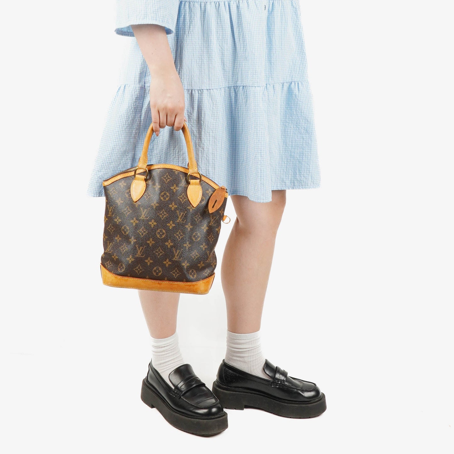 Louis Vuitton Monogram Canvas Lockit Vertical PM Bag