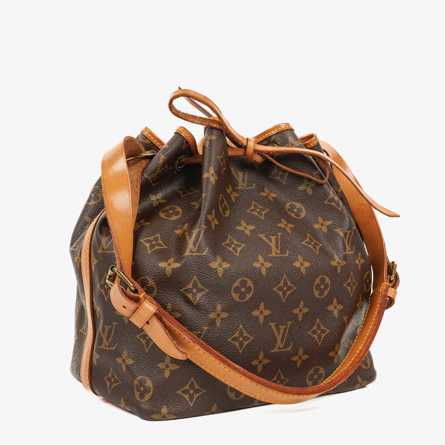 Louis Vuitton Petit Noe Monogram Canvas Shoulder Bag