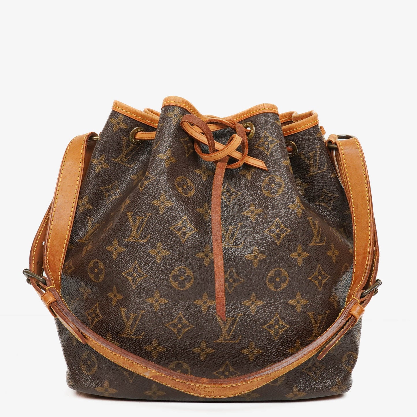 Louis Vuitton Petit Noe Monogram Canvas Shoulder Bag