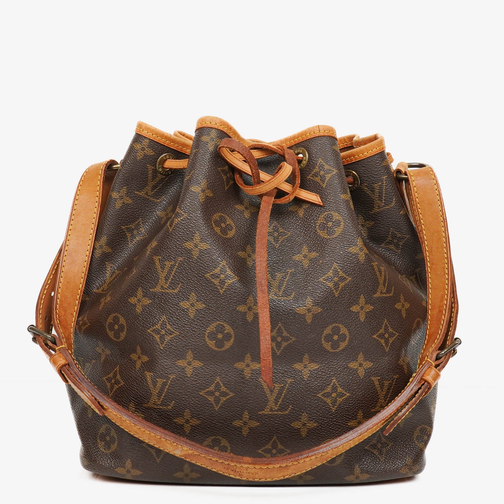 Louis Vuitton Petit Noe Monogram Canvas Shoulder Bag