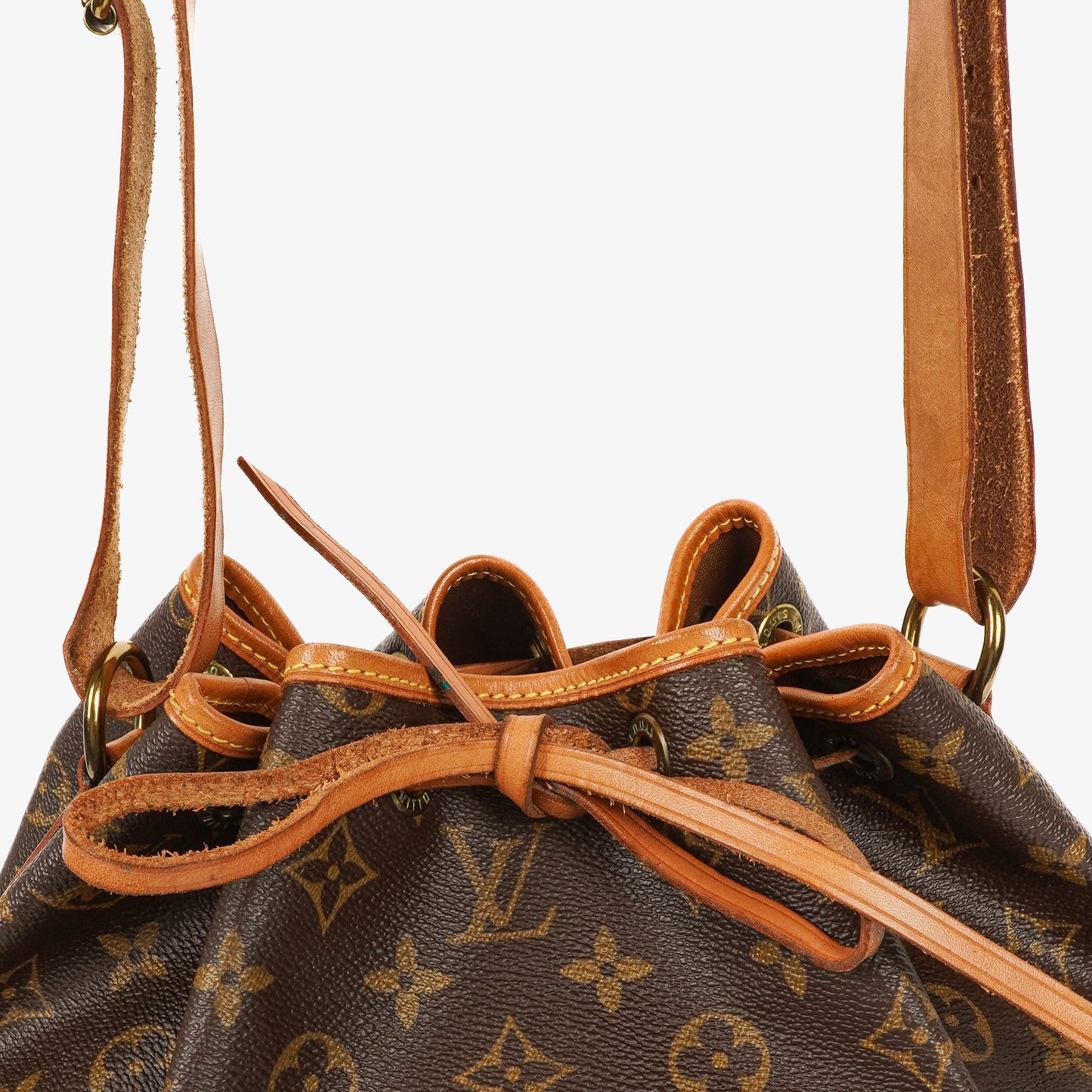 Louis Vuitton Petit Noe Monogram Canvas Shoulder Bag