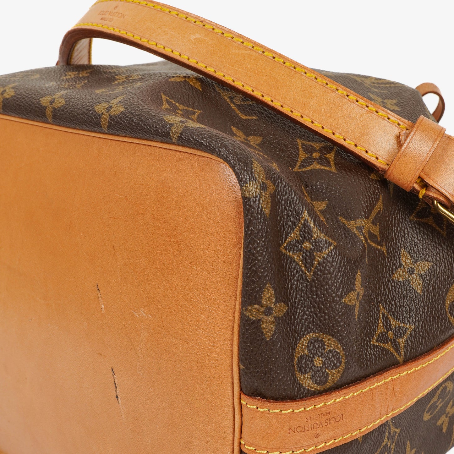 Louis Vuitton Petit Noe Monogram Canvas Shoulder Bag