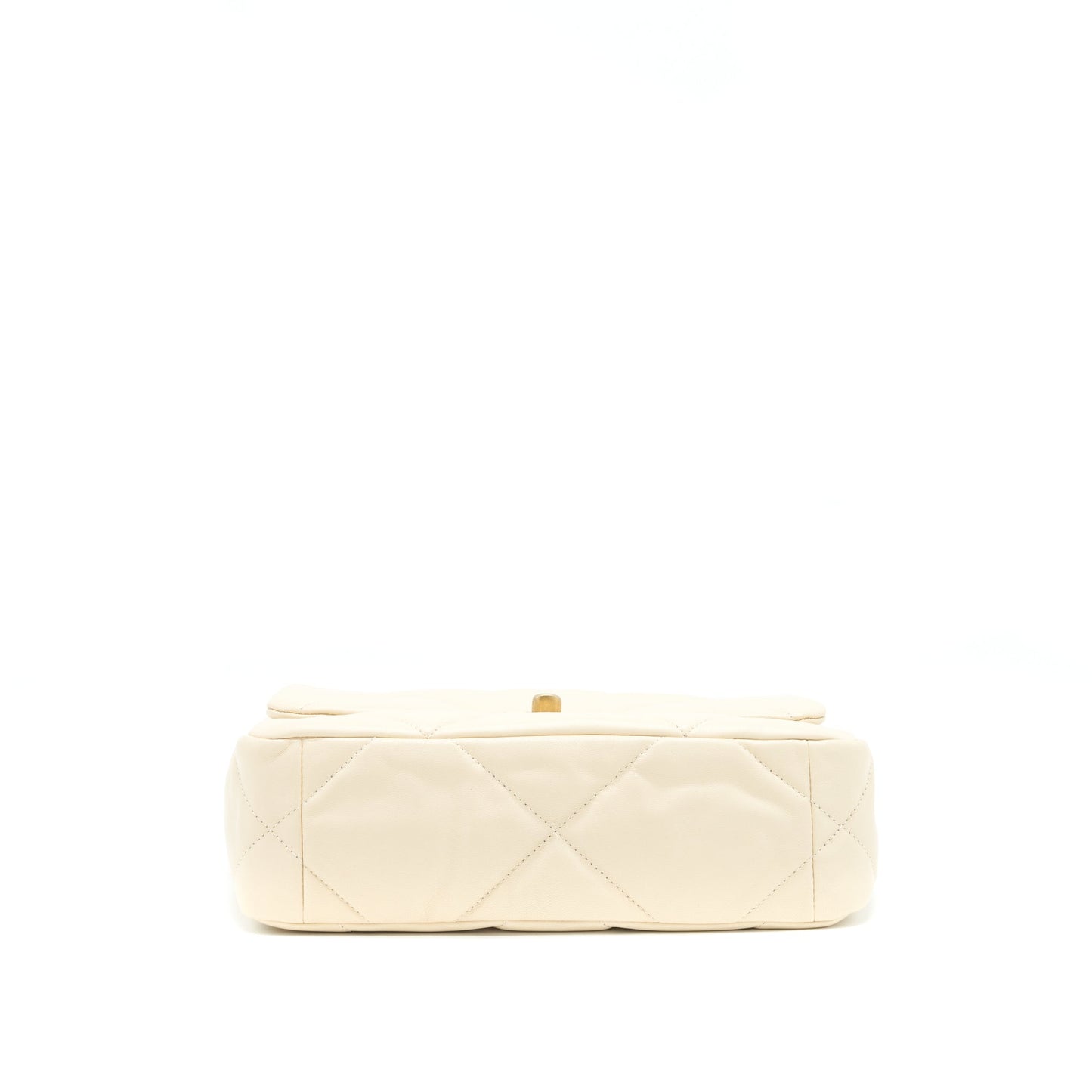 Chanel Small 19 Bag 19K Shiny Goatskin Beige