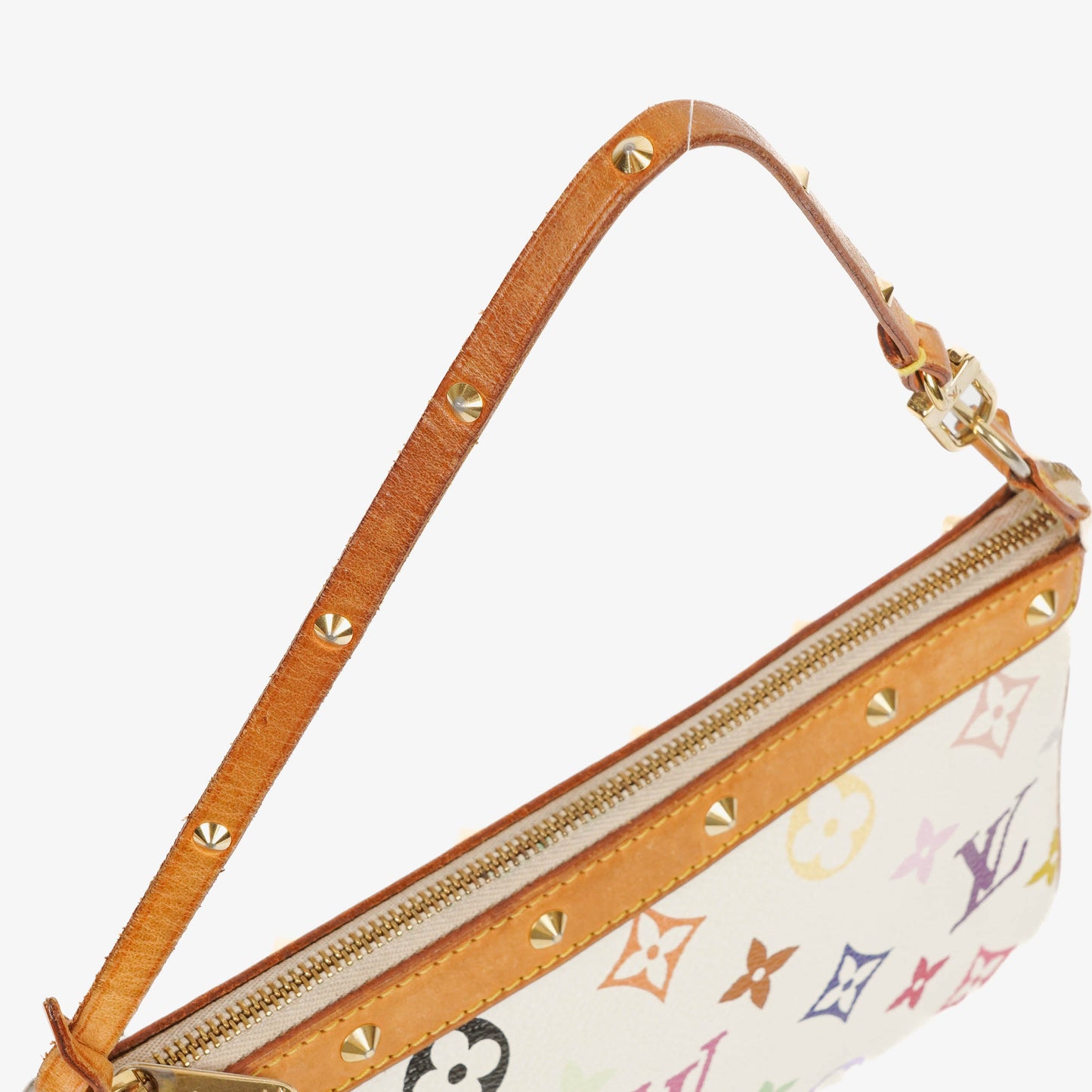 Louis Vuitton Takashi Murakami Pochette Accessoire Multicolor Clutch Handbag