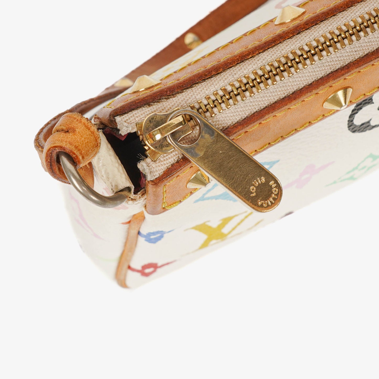 Louis Vuitton Takashi Murakami Pochette Accessoire Multicolor Clutch Handbag