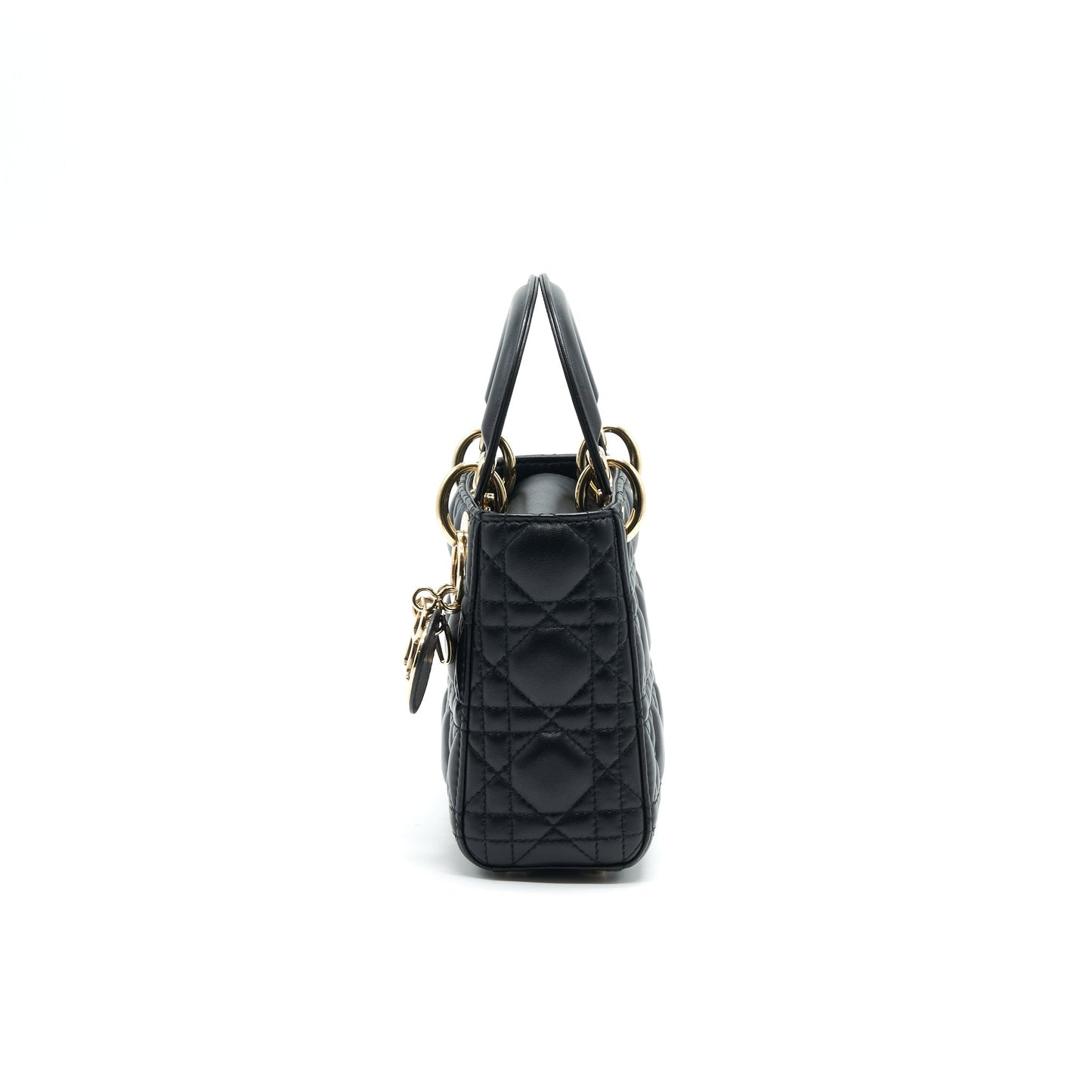 Dior mini Lady Dior Lambskin black with