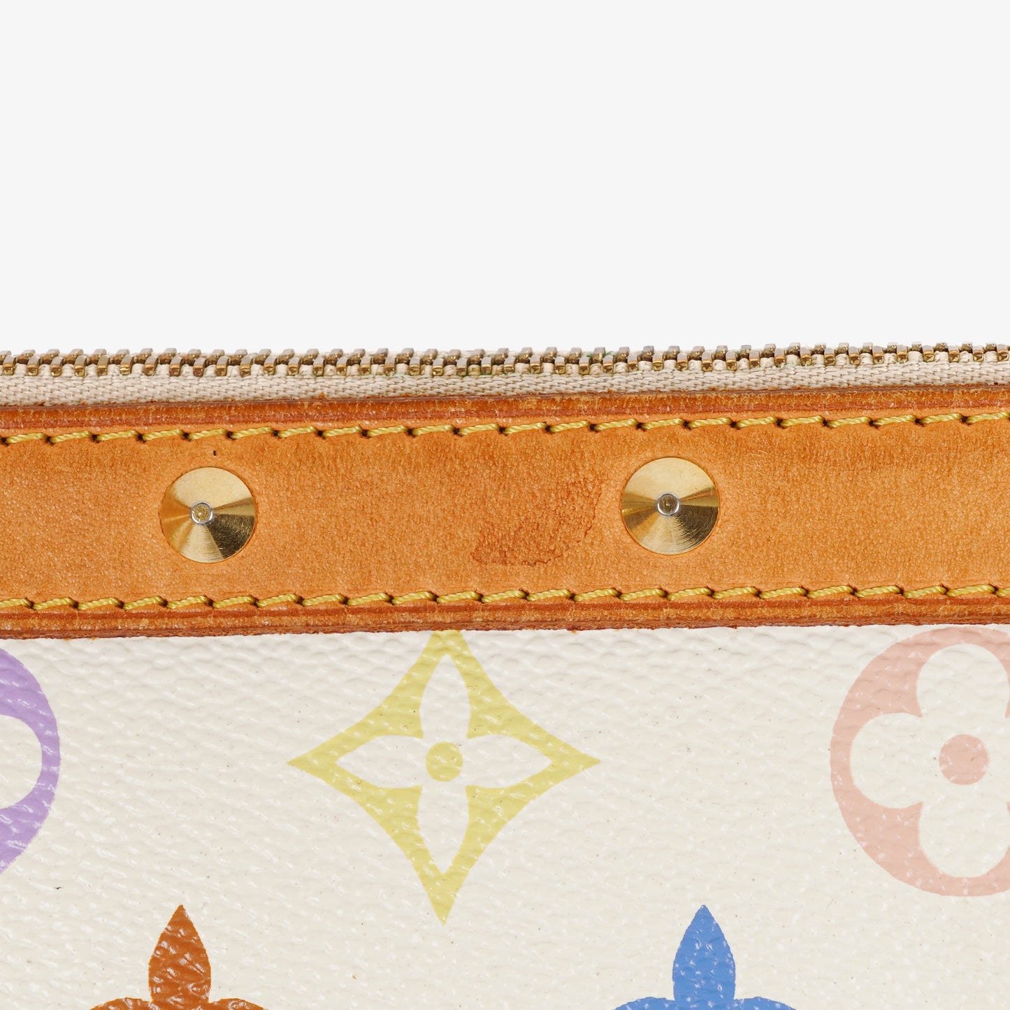 Louis Vuitton Takashi Murakami Pochette Accessoire Multicolor Clutch Handbag