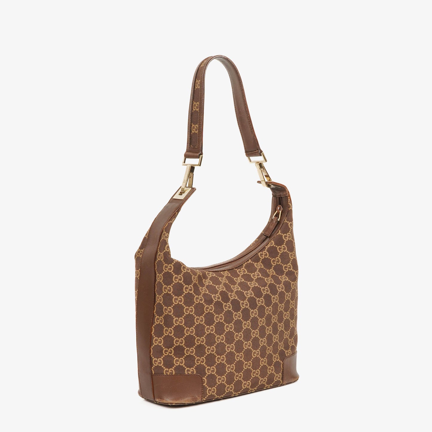 Gucci GG Canvas Hobo Shoulder Bag
