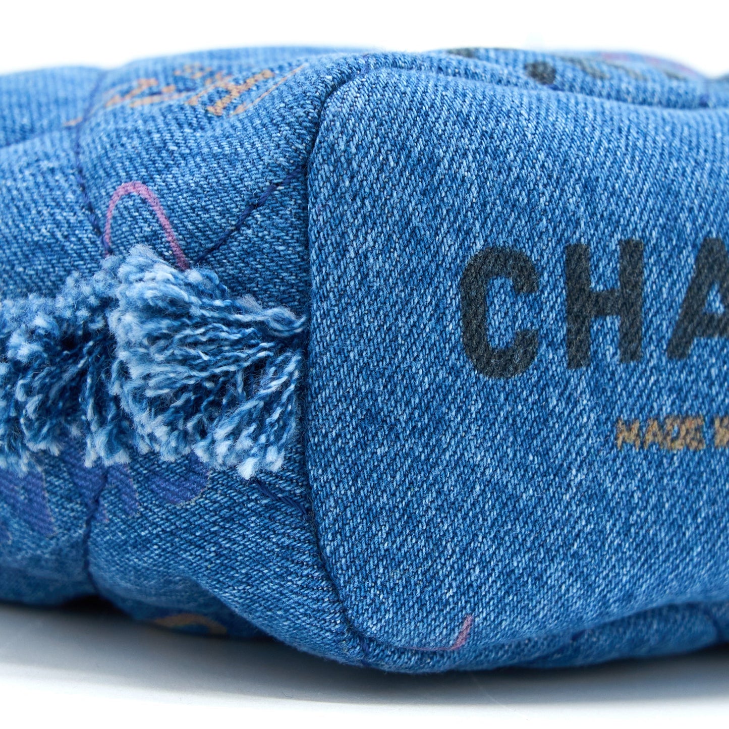 Chanel 22P Small Blue Denim Bucket Bag L (Microchip)