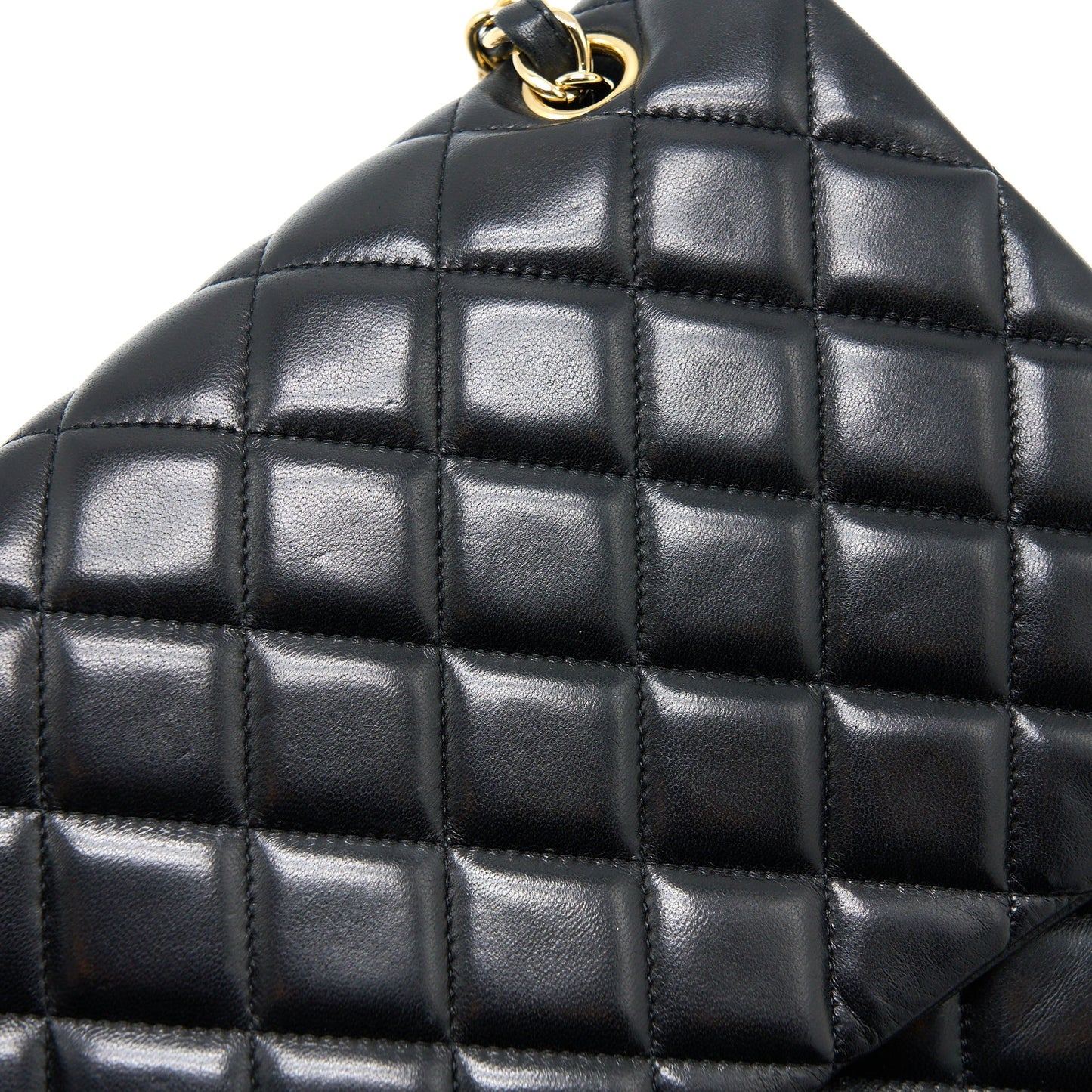 Chanel Maxi Single Flap Bag Lambskin Black