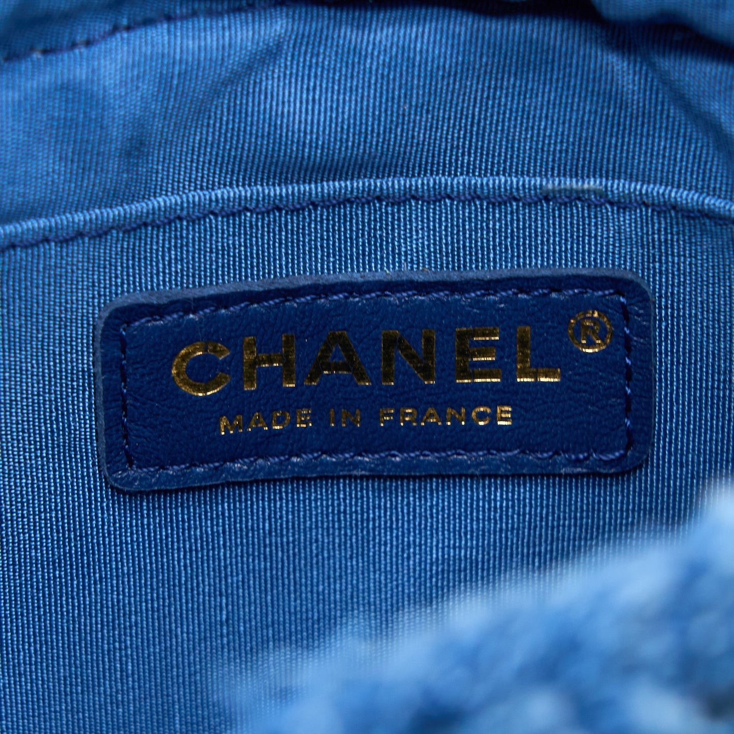 Chanel 22P Small Blue Denim Bucket Bag L (Microchip)