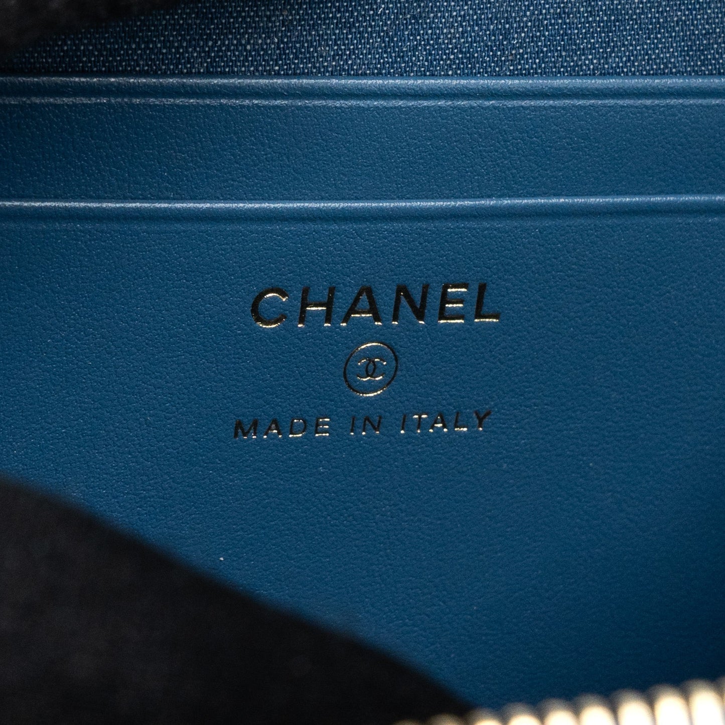 Chanel Pearl Crush Camera Bag Denim Blue