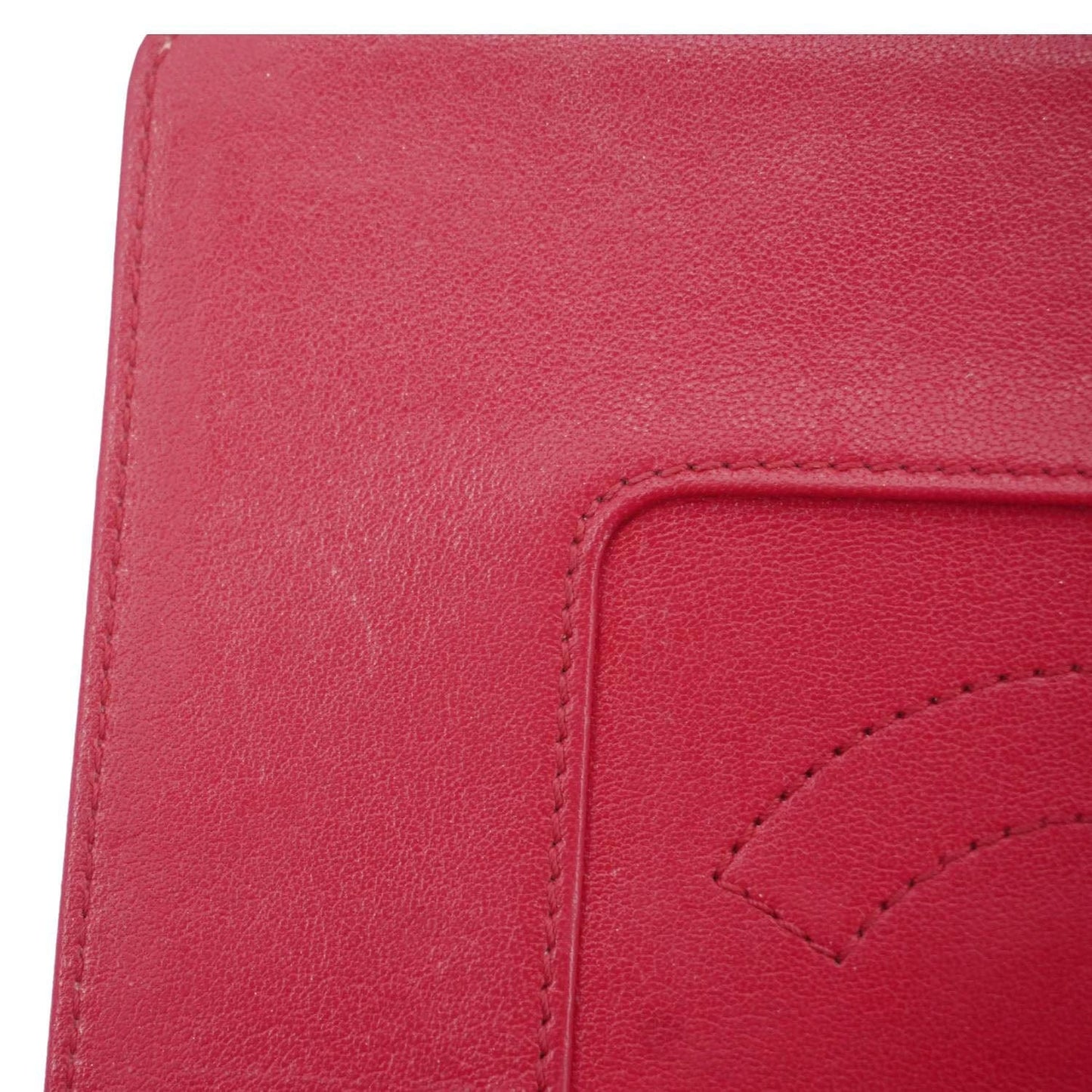 CHANEL Mademoiselle  Flap Sheepskin Leather Crossbody Bag Pink
