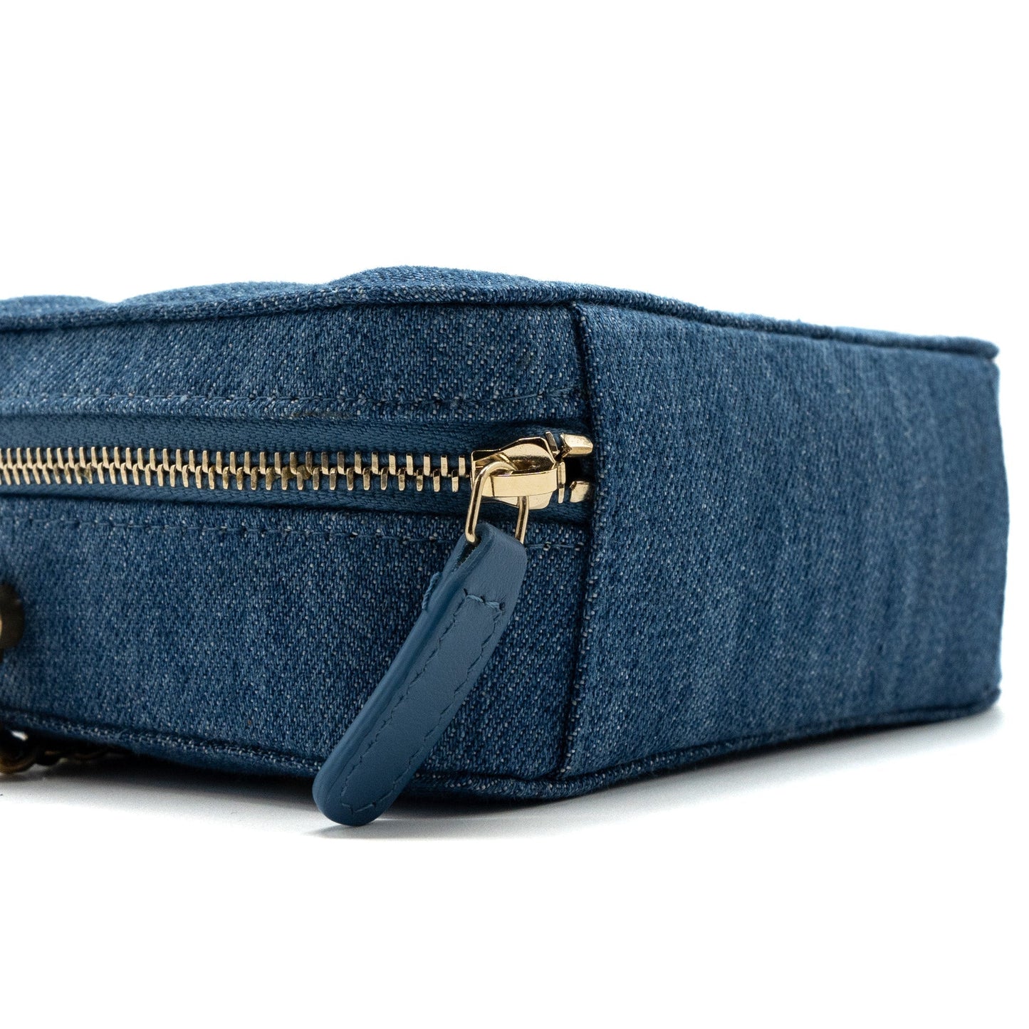 Chanel Pearl Crush Camera Bag Denim Blue