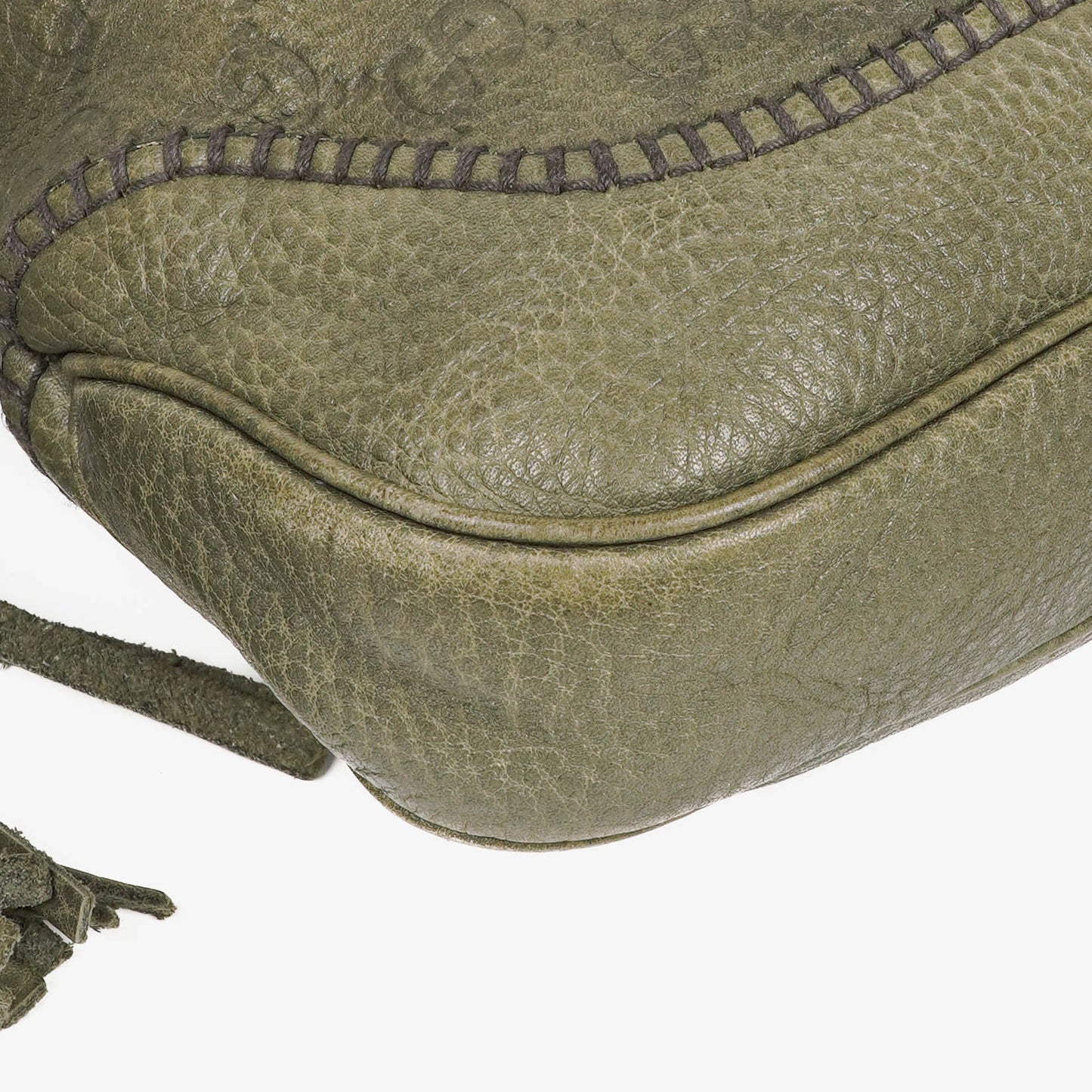 Gucci Jackie Leather Bamboo Tassel Hobo Bag