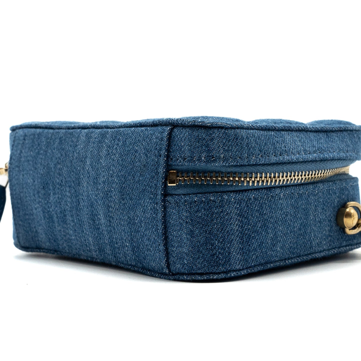 Chanel Pearl Crush Camera Bag Denim Blue