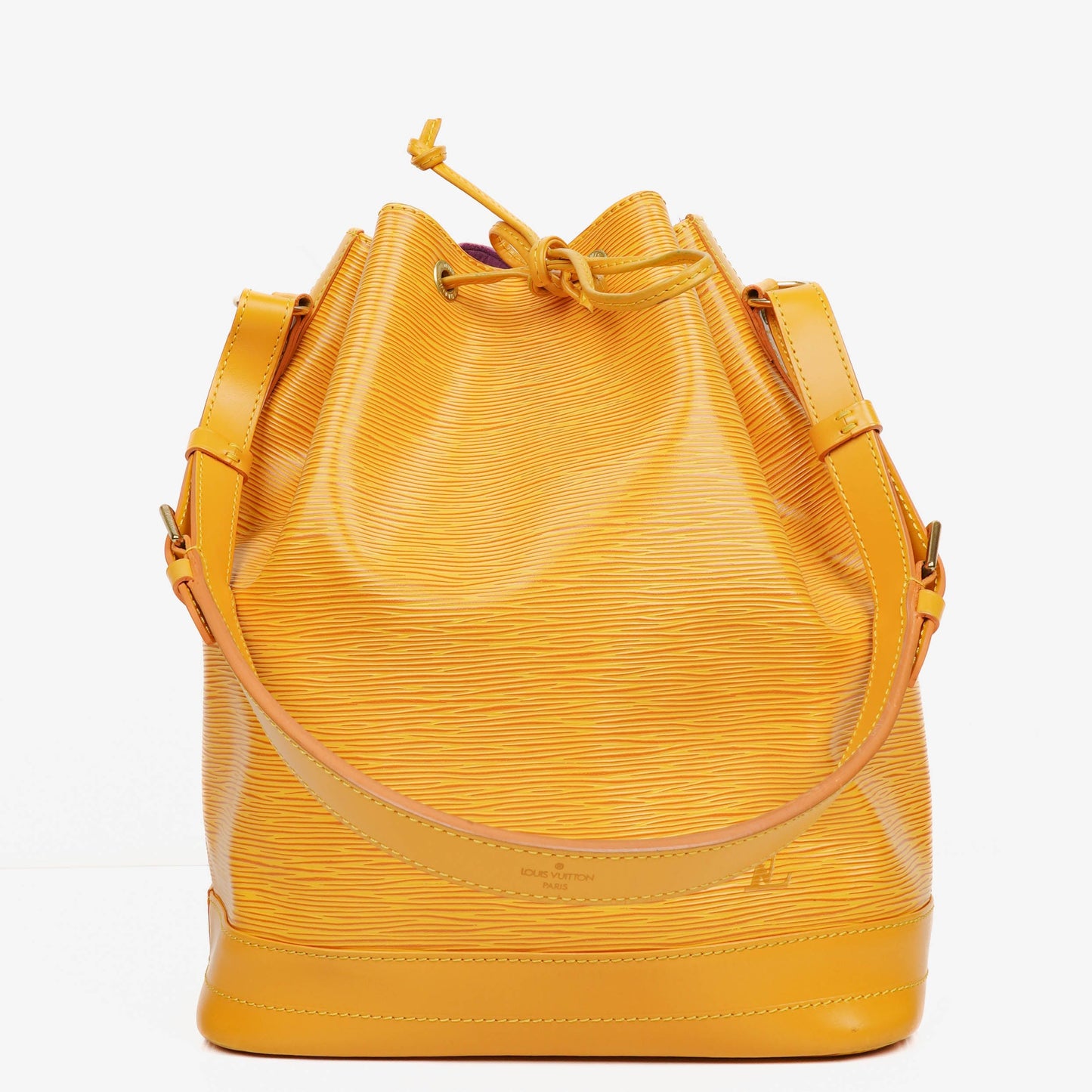 Louis Vuitton Noe Grande GM Yellow Epi Leather Shoulder Bag