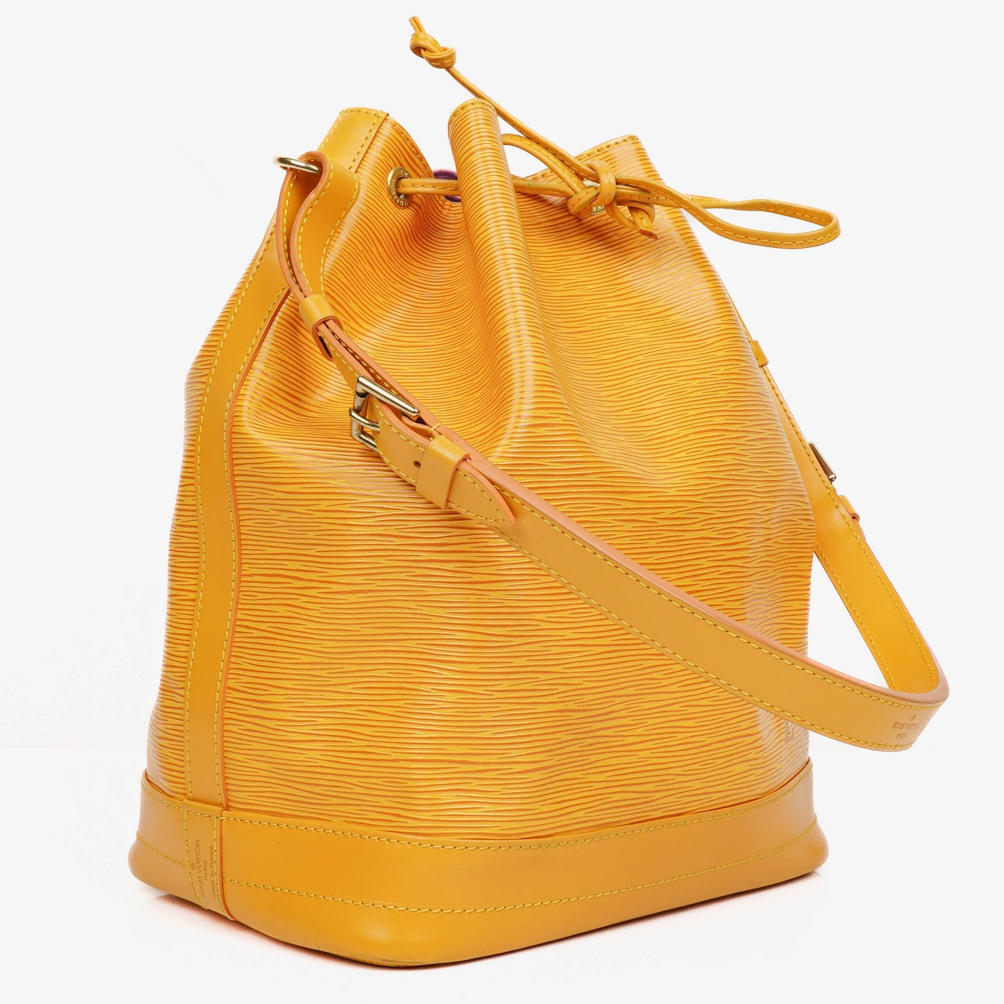Louis Vuitton Noe Grande GM Yellow Epi Leather Shoulder Bag