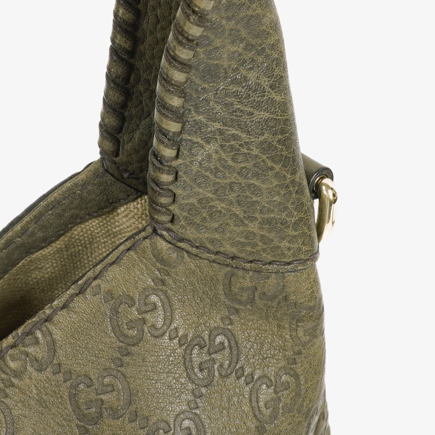 Gucci Jackie Leather Bamboo Tassel Hobo Bag