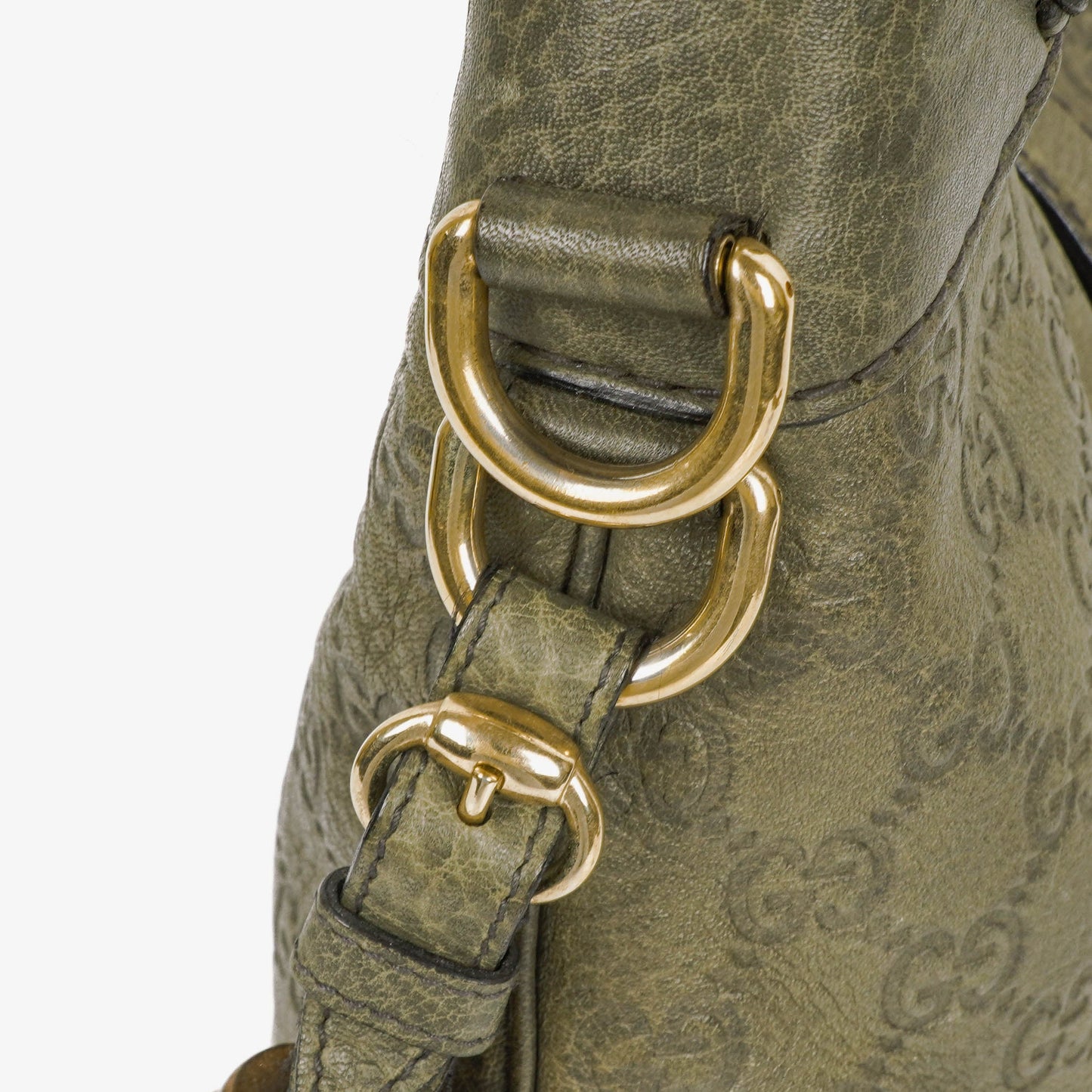 Gucci Jackie Leather Bamboo Tassel Hobo Bag