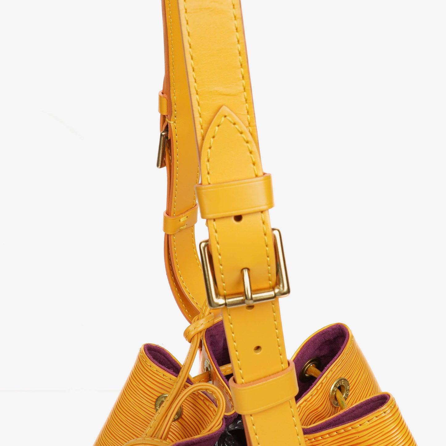 Louis Vuitton Noe Grande GM Yellow Epi Leather Shoulder Bag