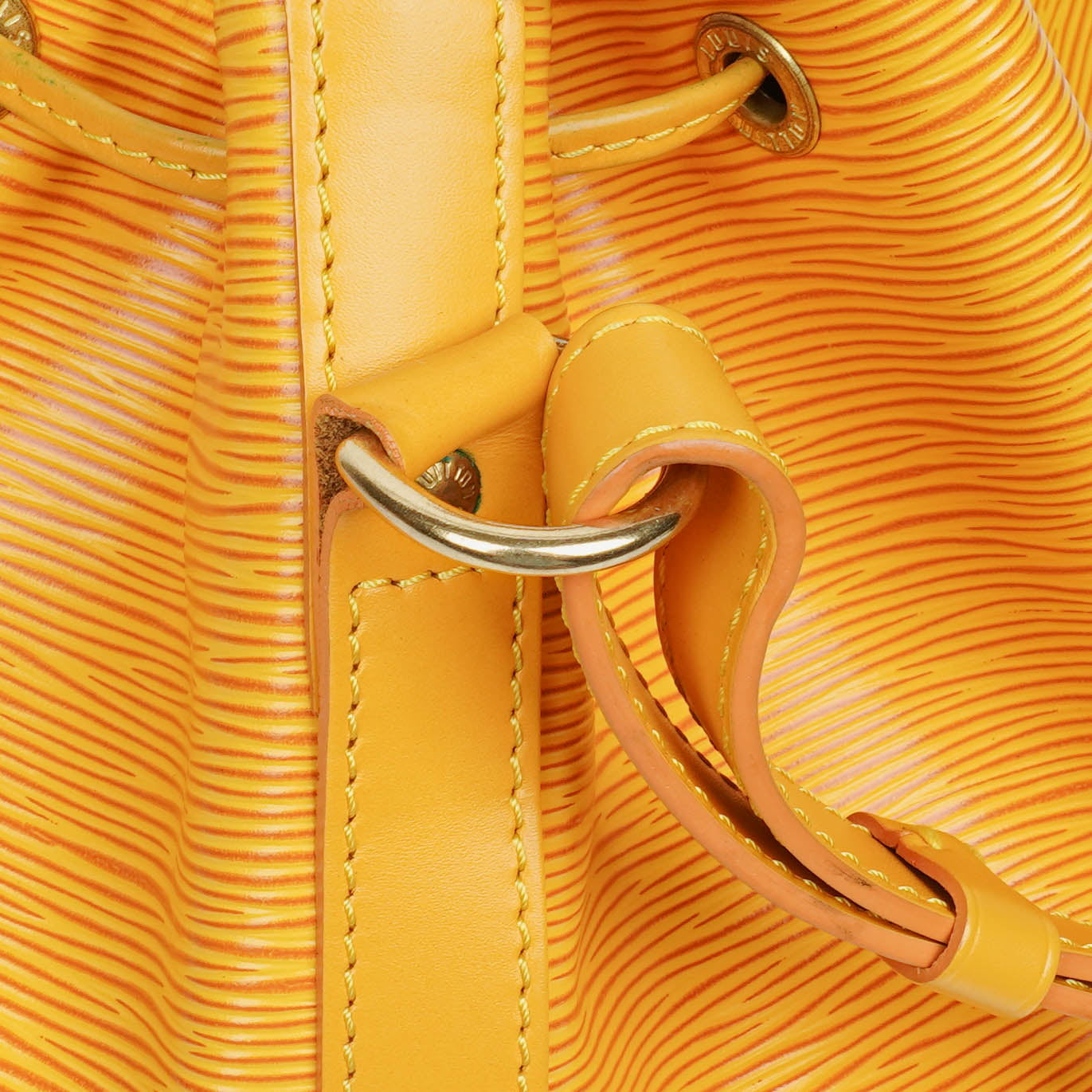 Louis Vuitton Noe Grande GM Yellow Epi Leather Shoulder Bag