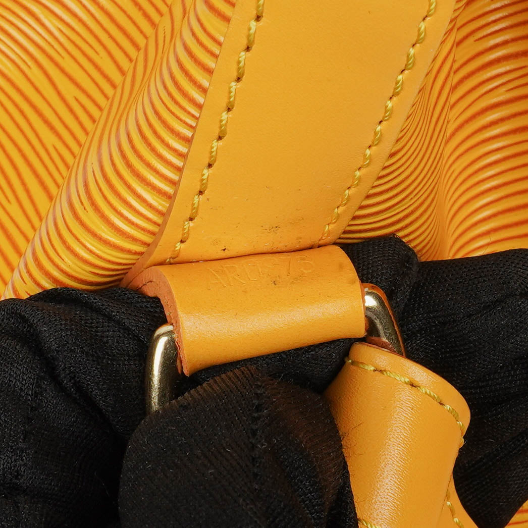 Louis Vuitton Noe Grande GM Yellow Epi Leather Shoulder Bag