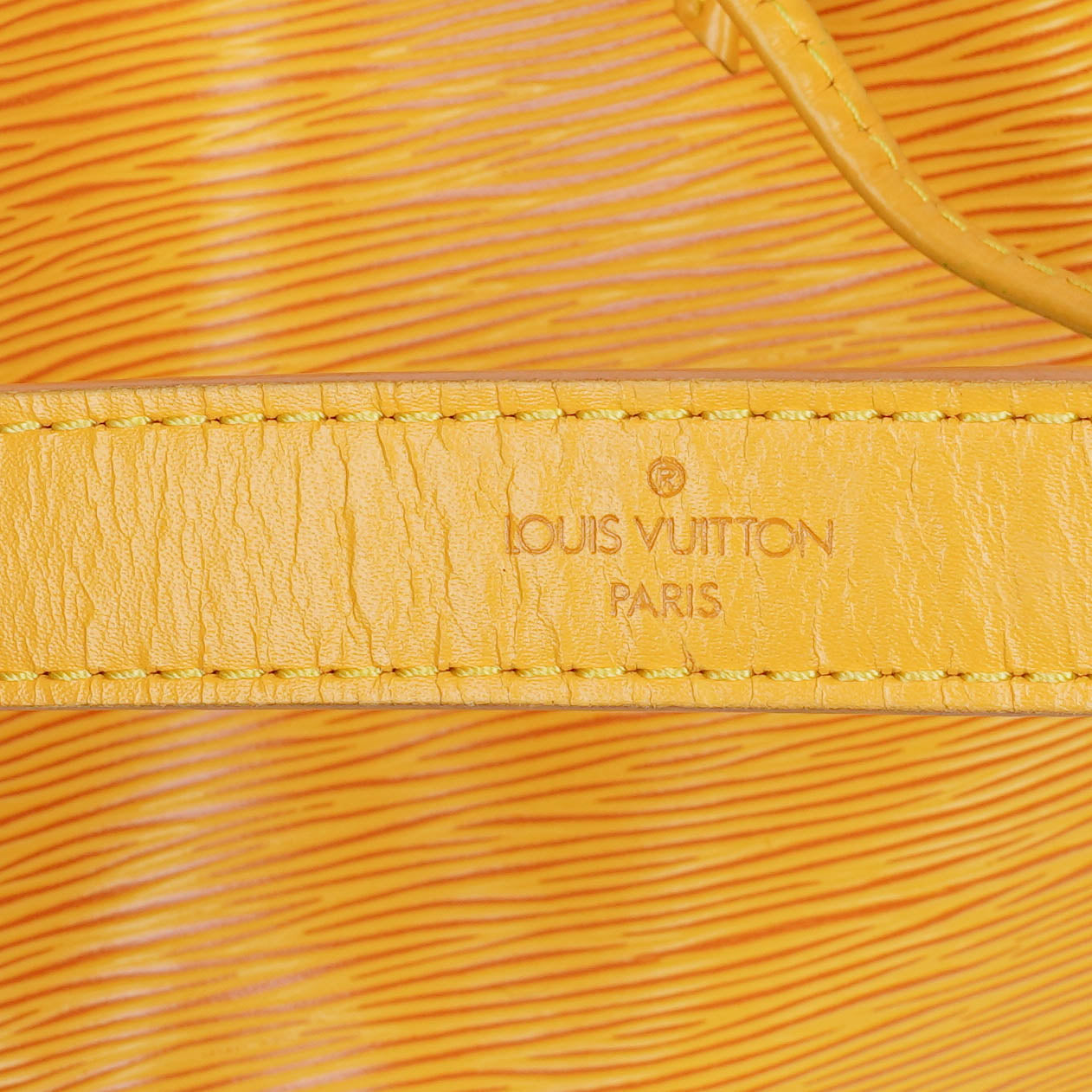 Louis Vuitton Noe Grande GM Yellow Epi Leather Shoulder Bag