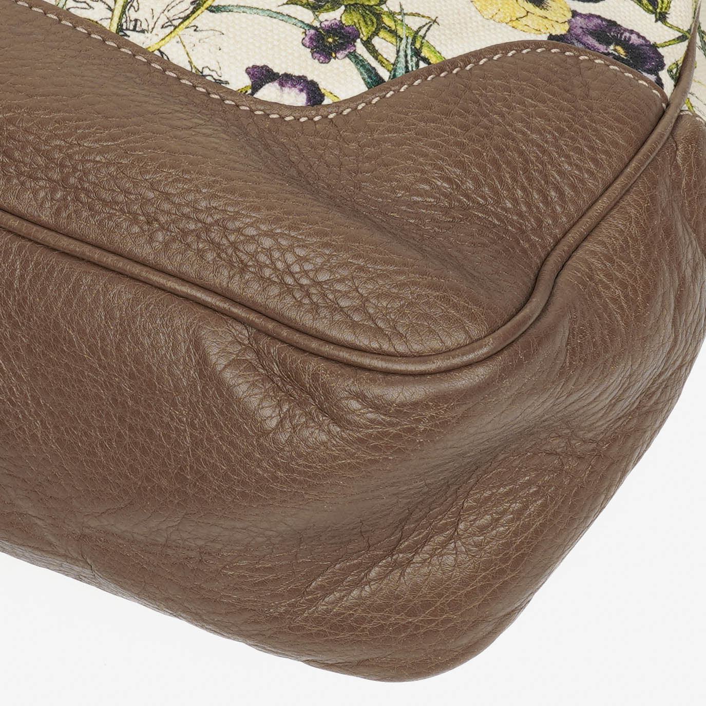 Gucci Bamboo Flora Diana Tote Bag