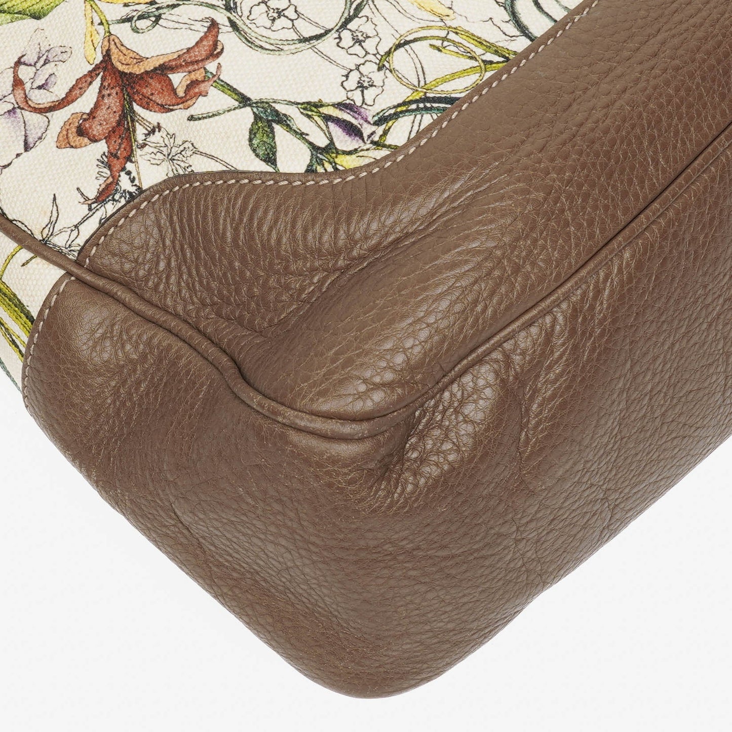 Gucci Bamboo Flora Diana Tote Bag