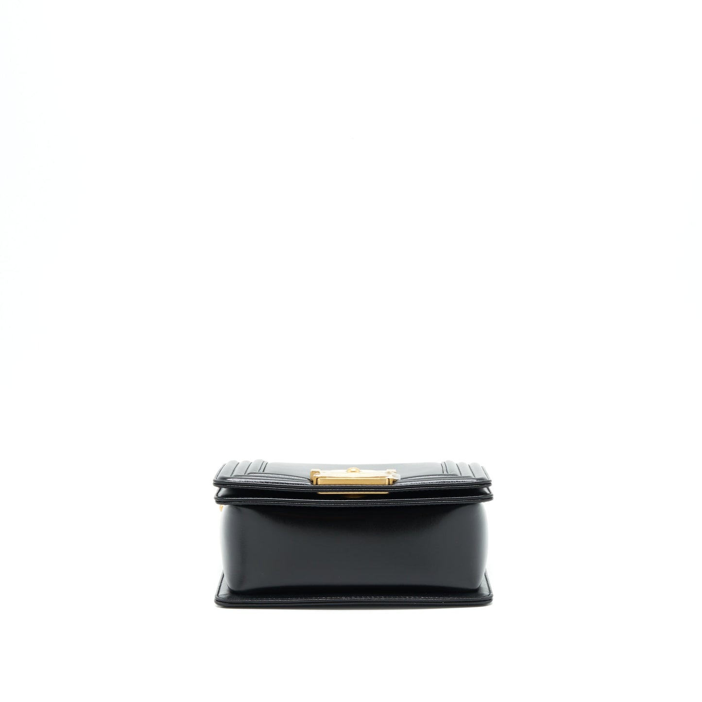 Chanel 22P Mini Boy chain handbag Calfskin black