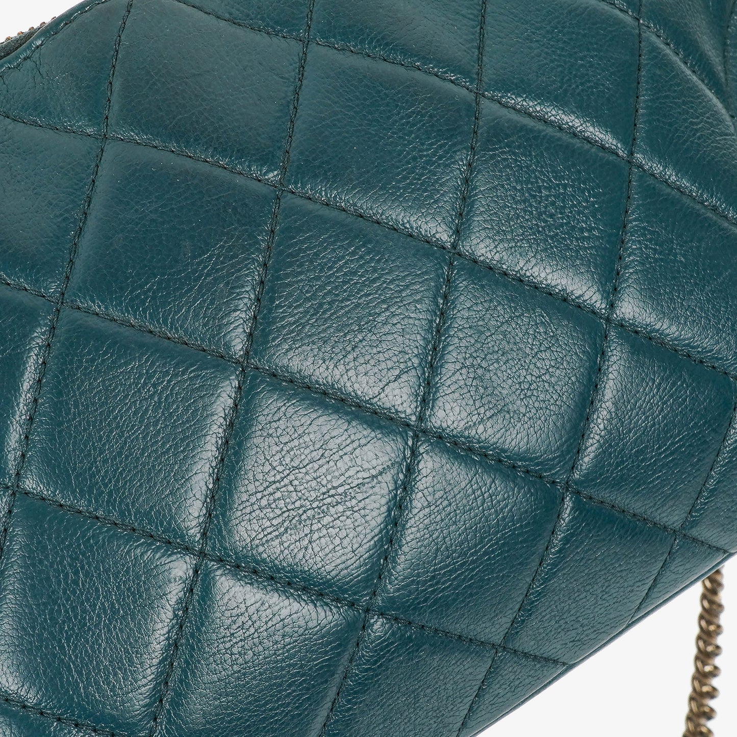 Chanel Crown CC Double Zip Quilted Leather Bag