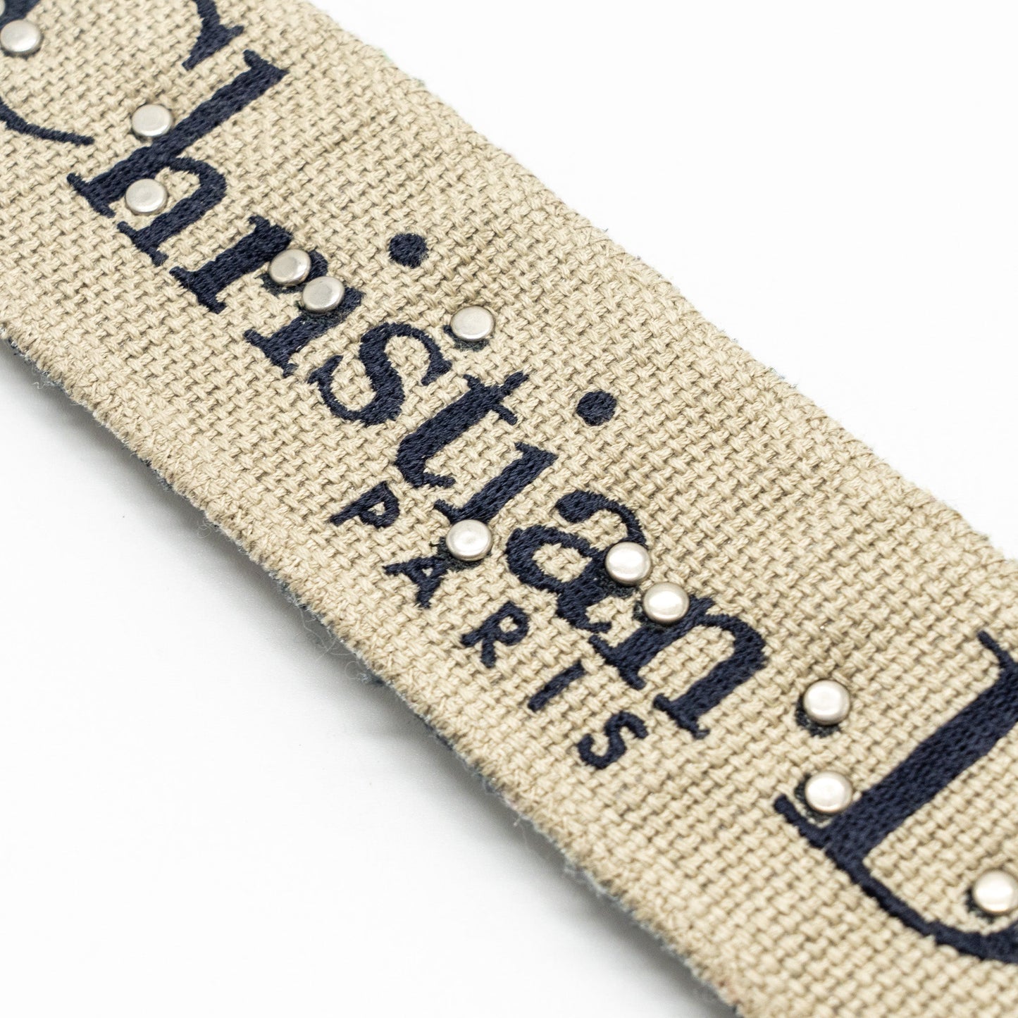 Dior Wide Shoulder Strap Blue Dior Oblique Jacquard