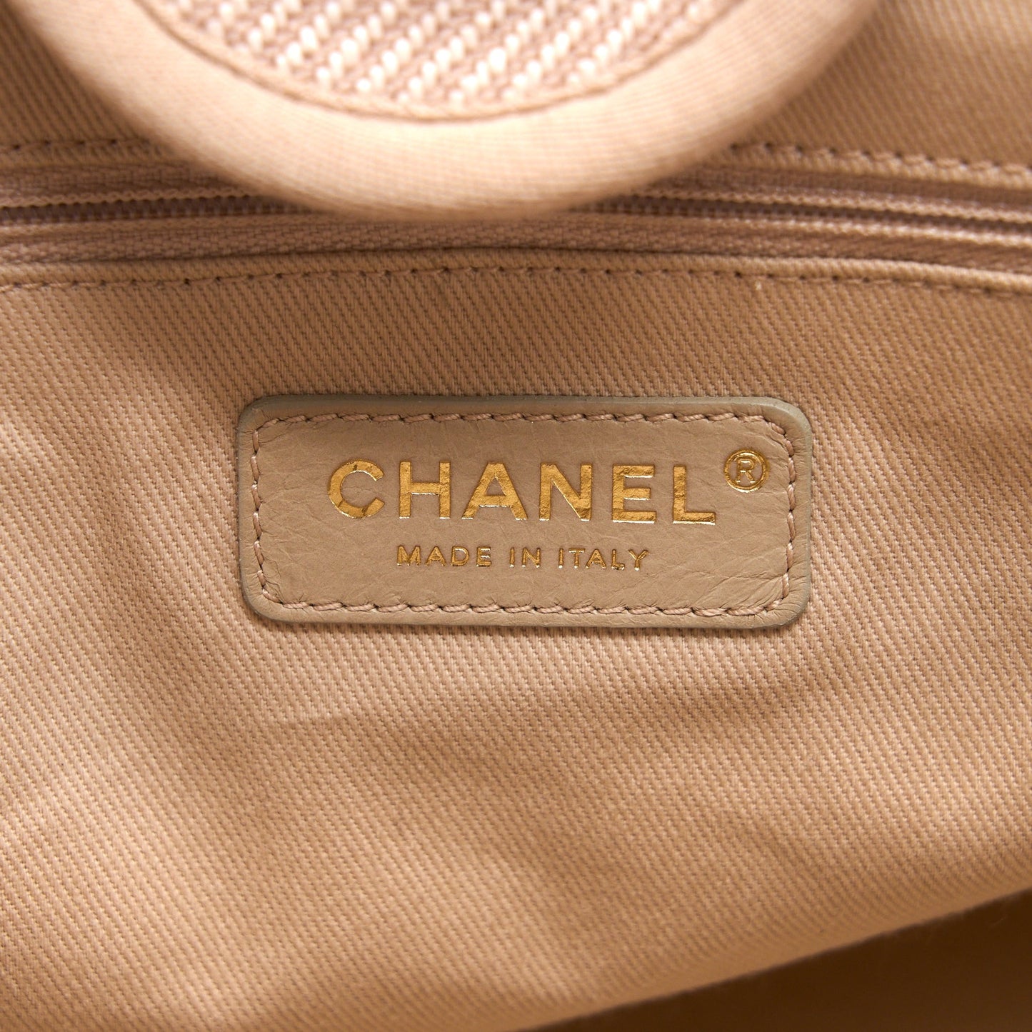 Chanel Deauville Tote Bag Fabric Light Pink L