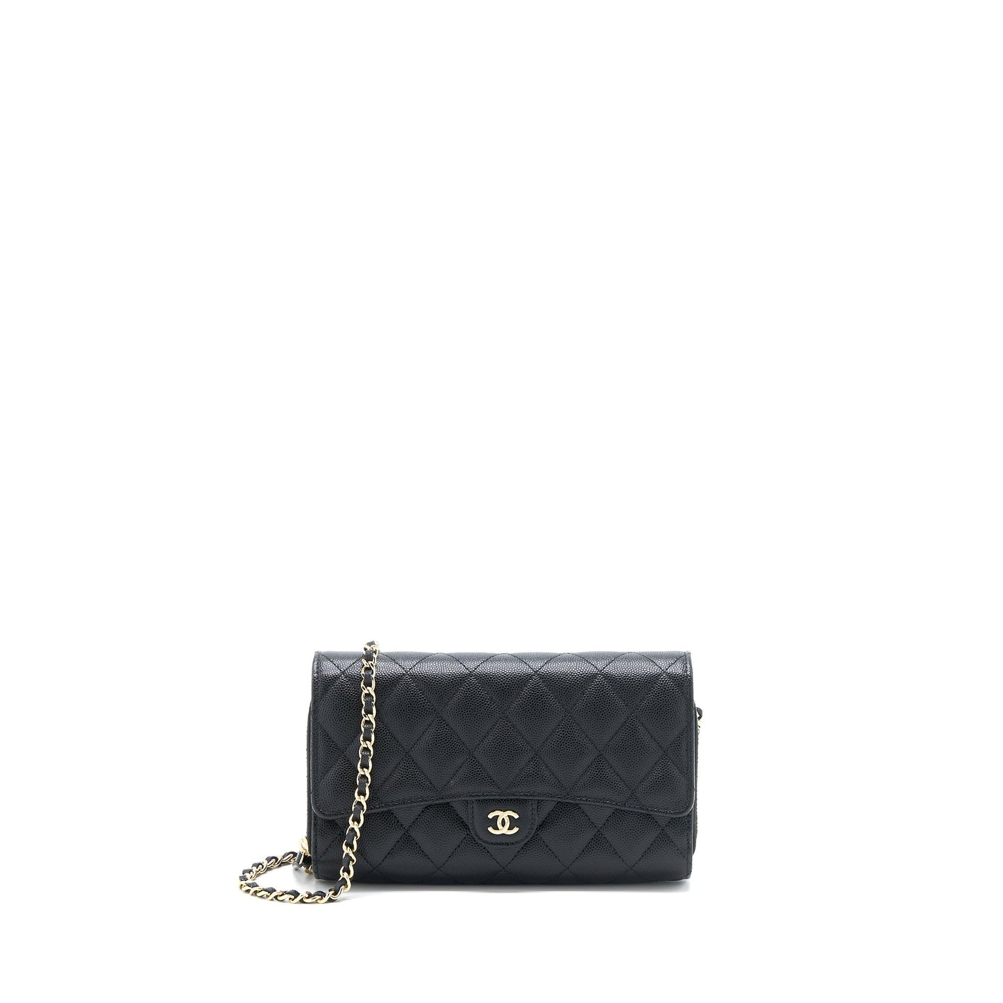 Chanel 3 in 1 Wallet on Chain Caviar Black L