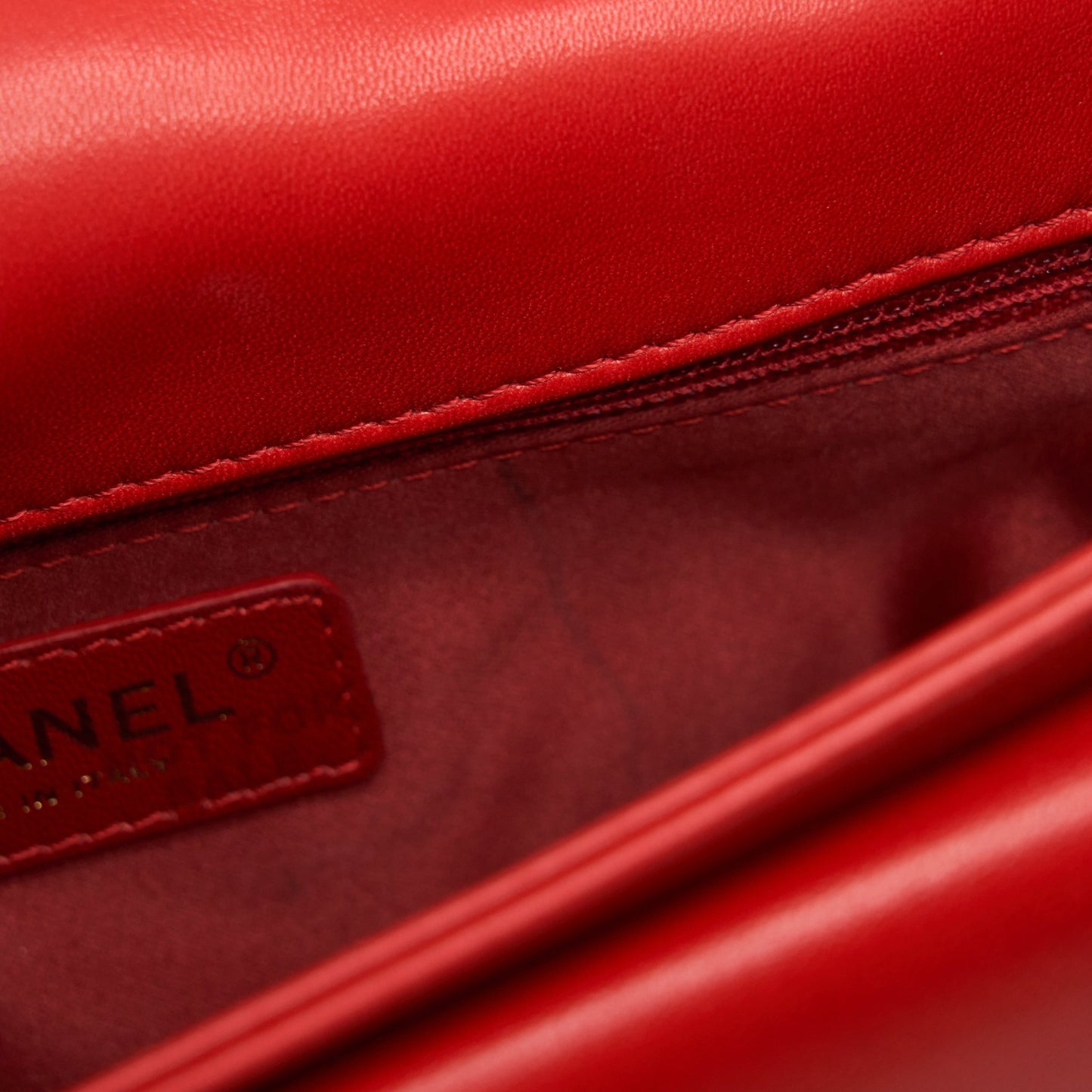 Chanel Now and For ever Cruise Seasonal Lambskin Red