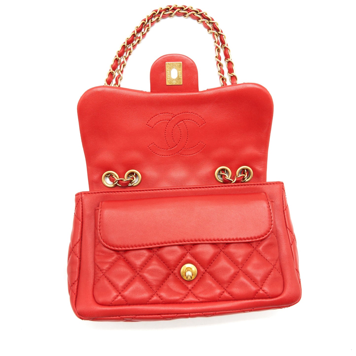 Chanel Now and For ever Cruise Seasonal Lambskin Red
