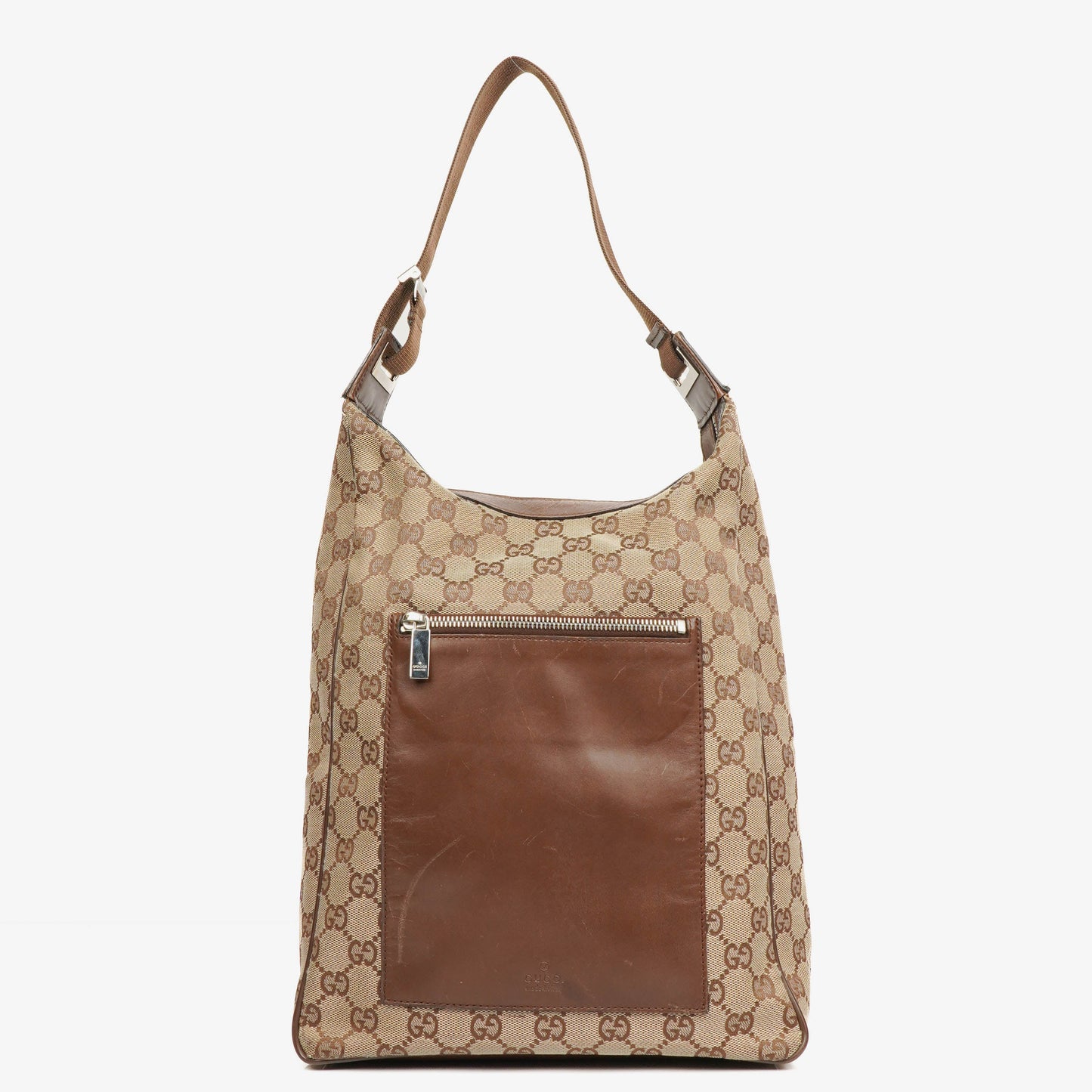 Gucci Brown Monogram Canvas Handbag