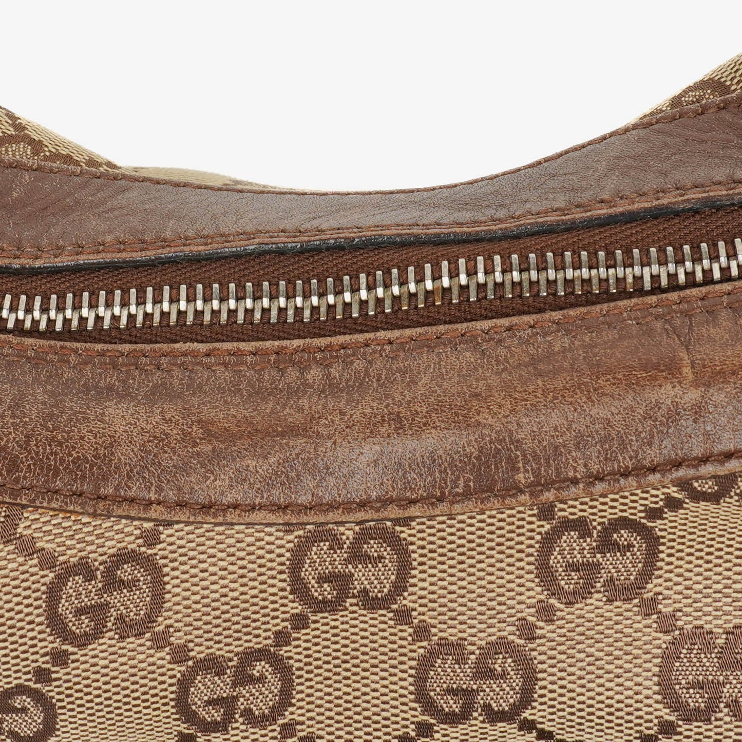 Gucci Brown Monogram Canvas Handbag