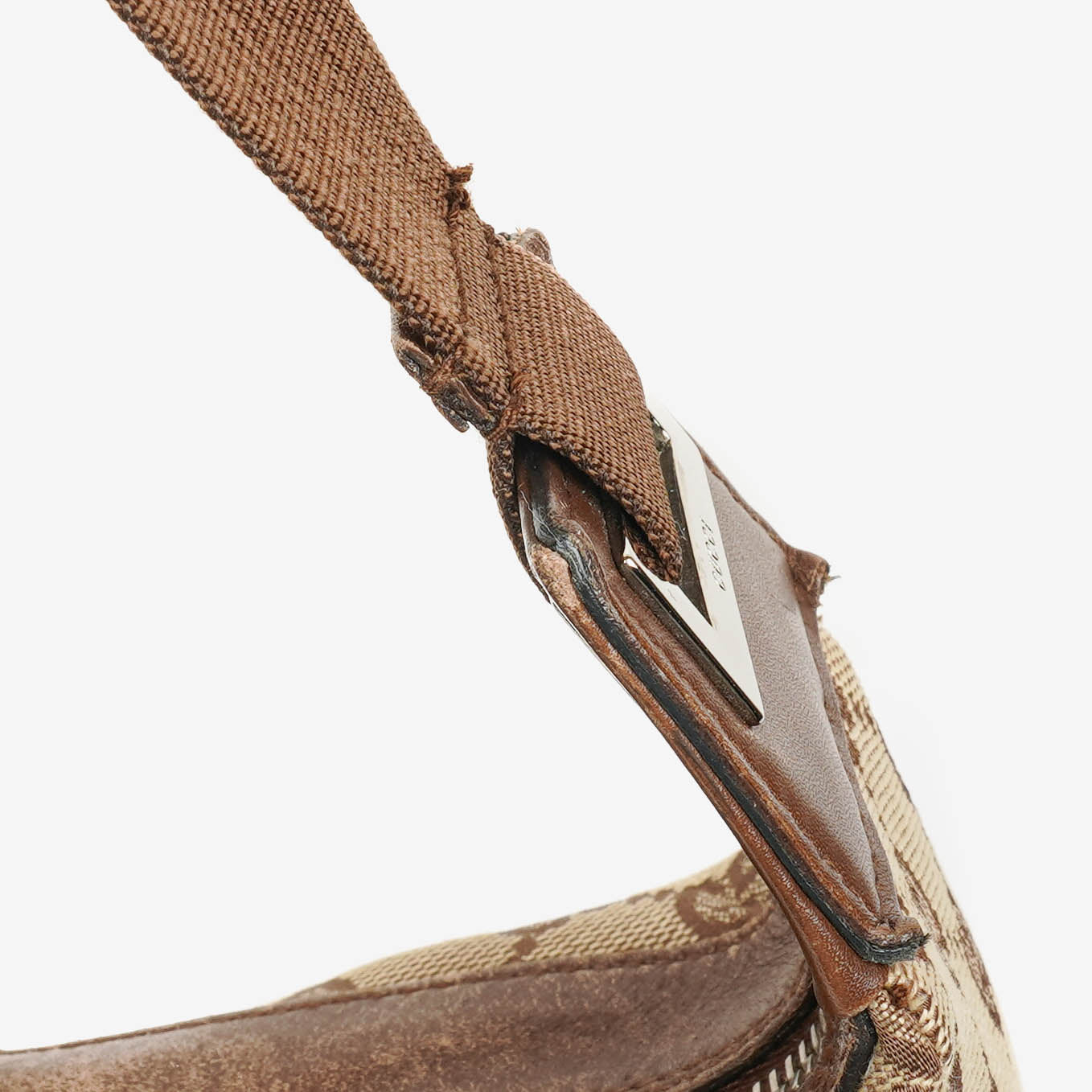 Gucci Brown Monogram Canvas Handbag