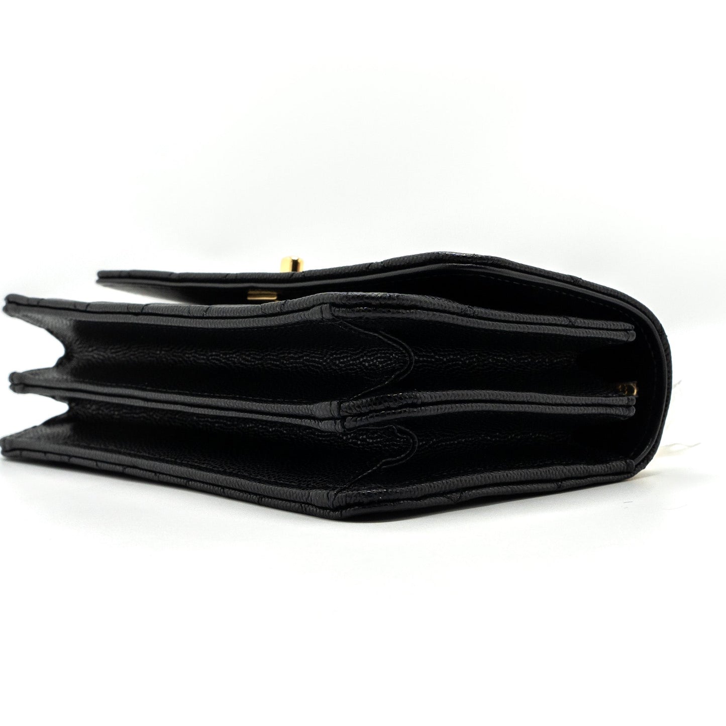 Chanel 23s Wallet On Chain with bag Charm Caviar Black (Microchip)