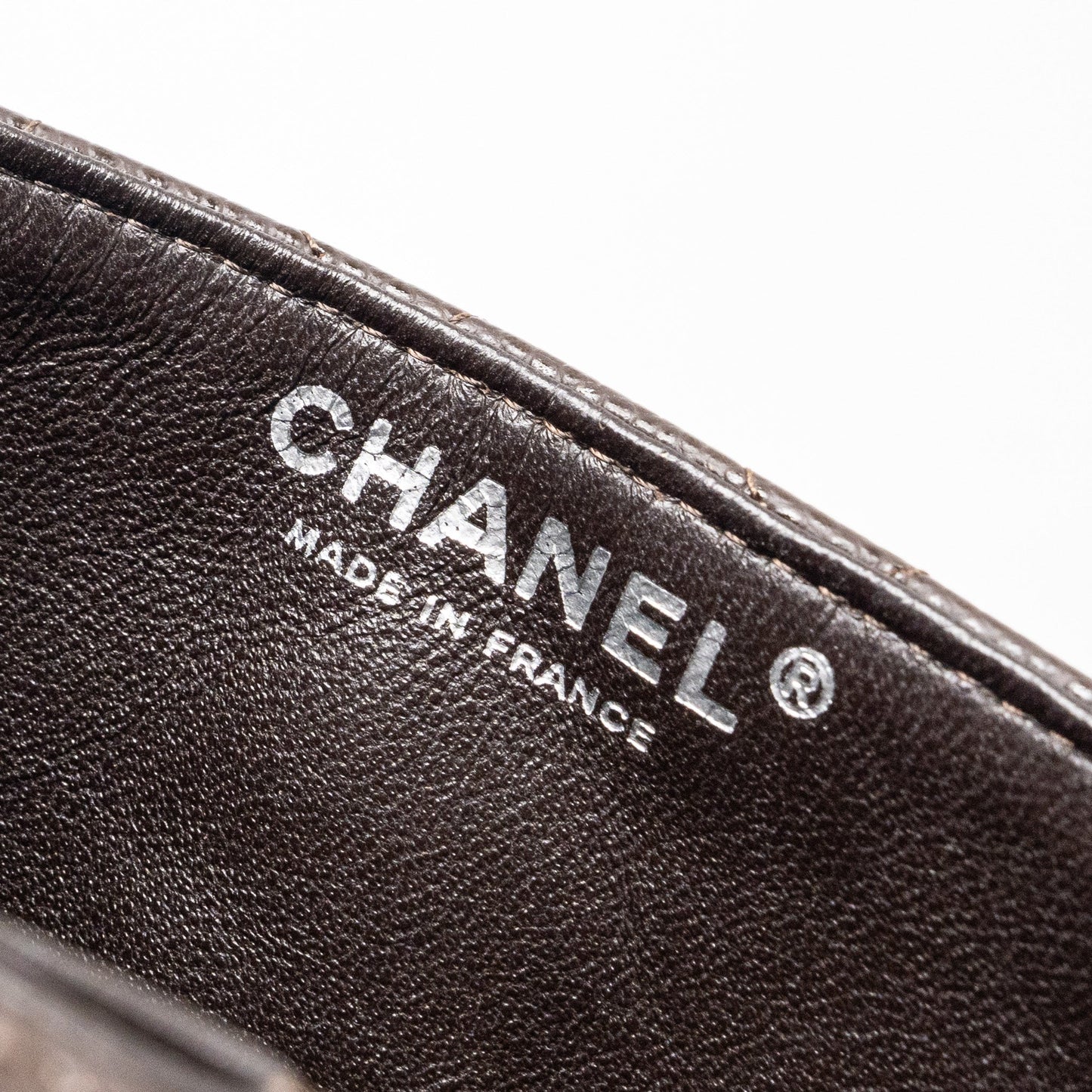 Chanel East West Classic quilted flap bag caviar chocolate