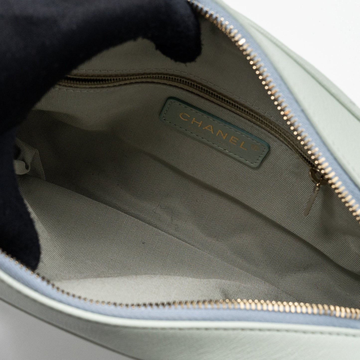 Chanel small camera bag goatskin multicolor green / blue / pink L