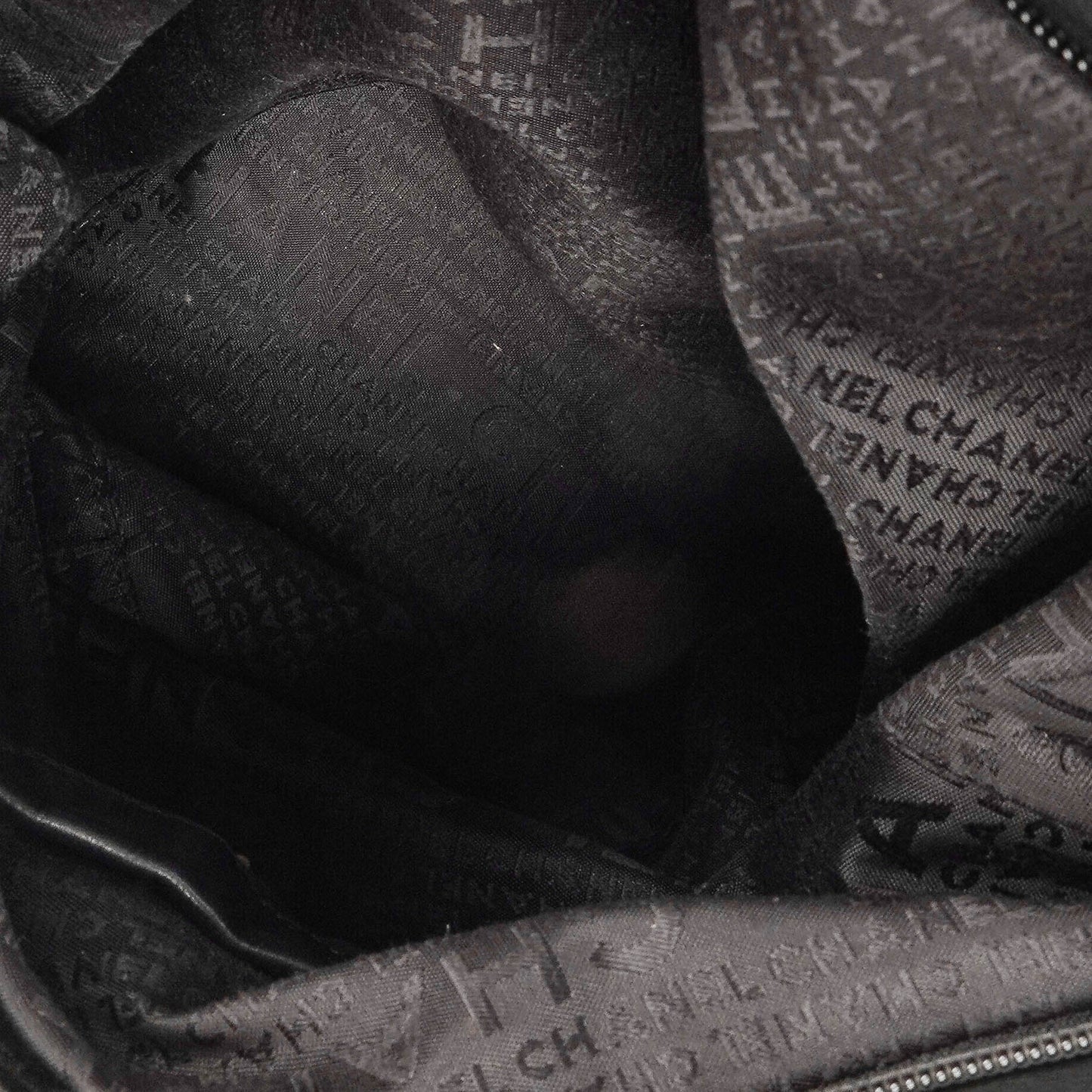 Chanel CC Black Calfskin Bucket Bag